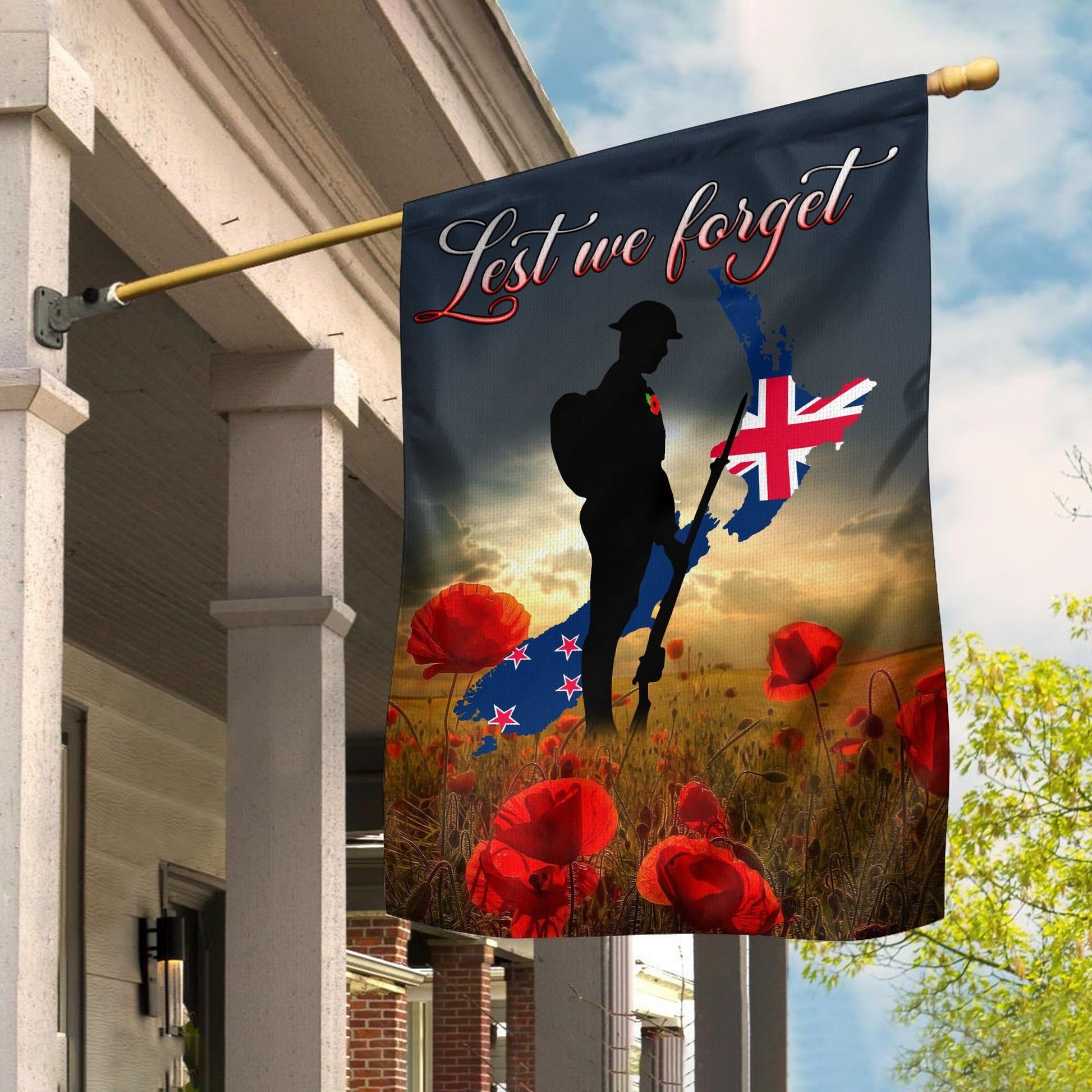 Multinational Lest We Forget Flags TVN181004