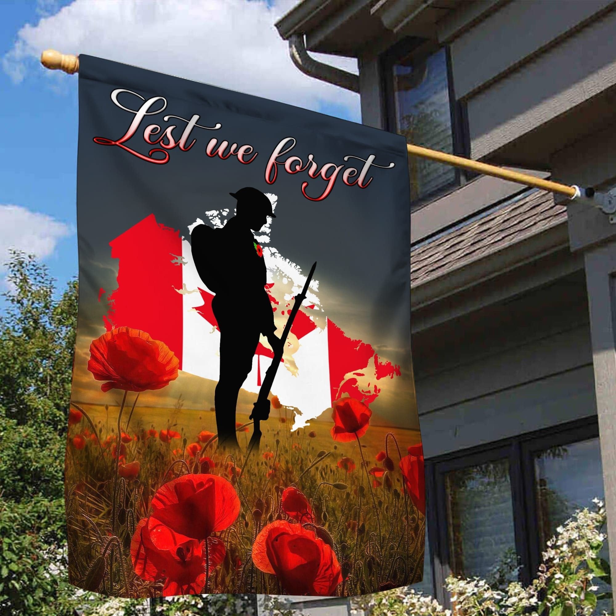 Multinational Lest We Forget Flags TVN181004