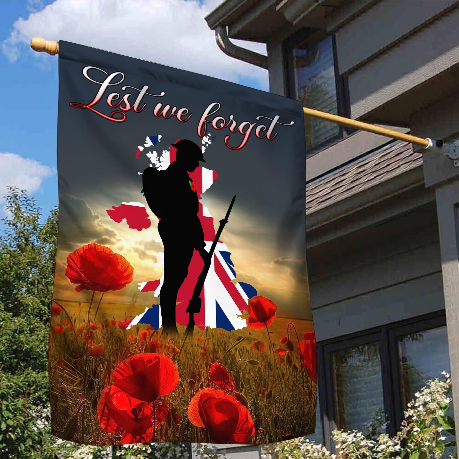 Multinational Lest We Forget Flags TVN181004