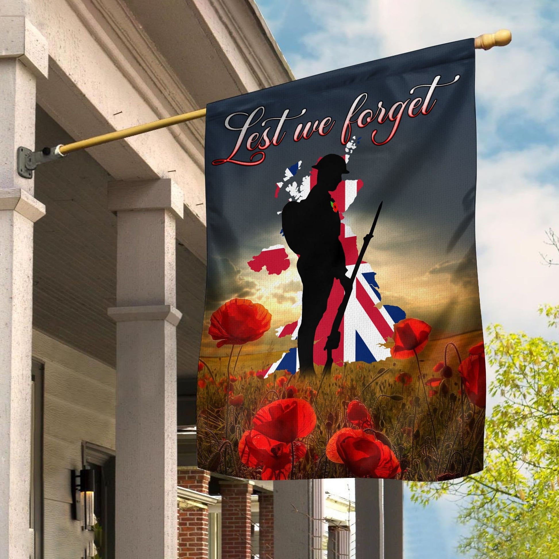 Multinational Lest We Forget Flags TVN181004