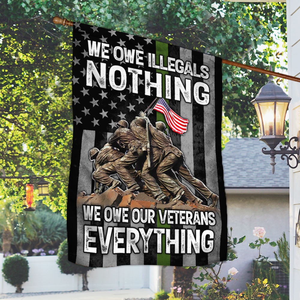 Veteran. The Green Line Flag PVC260516