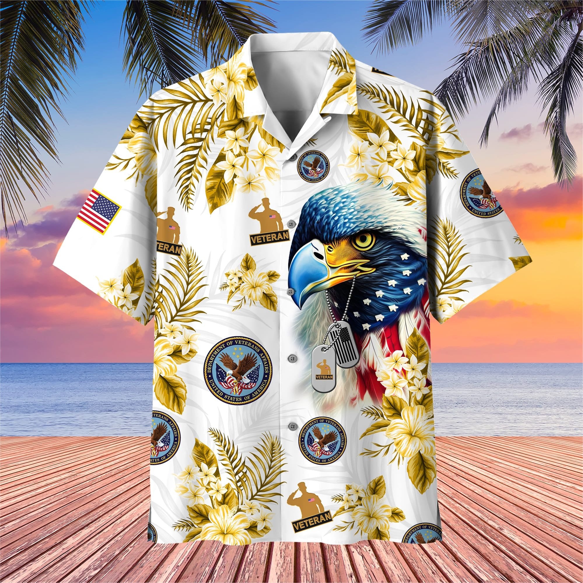 Unique Proudly Served US Veterans Hawaii Shirt NPVC010601