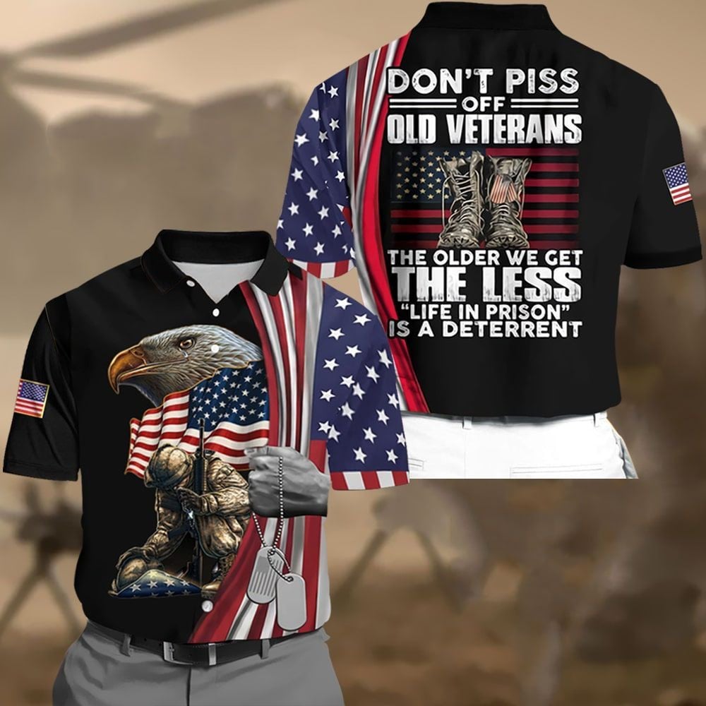 Honor The Old Men Polo Shirt TVN091004