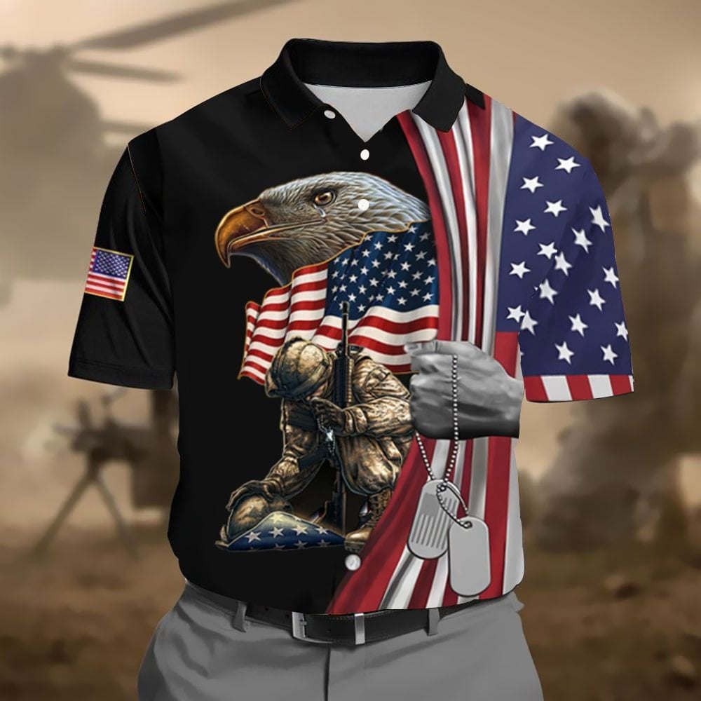 Honor The Old Men Polo Shirt TVN091004