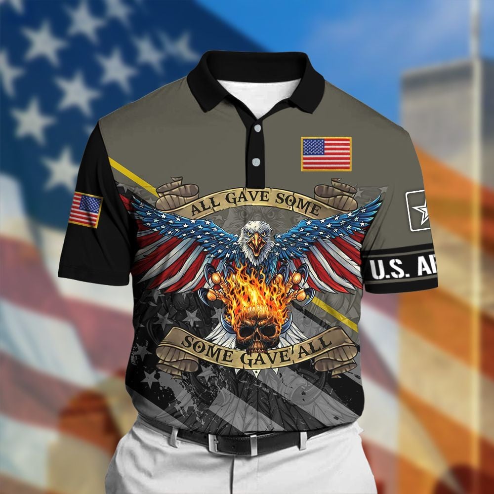 Unique Veteran American Polo Shirt NVT111002