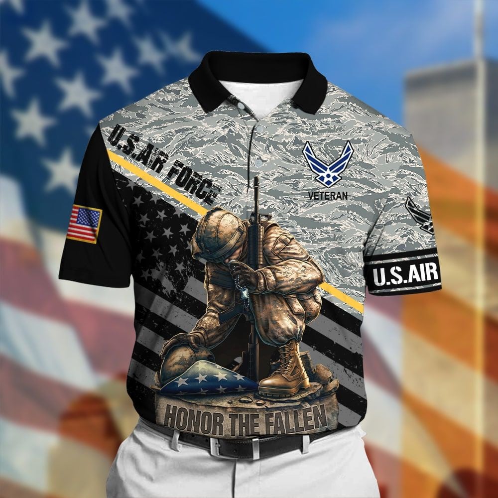Honor The Fallen Veteran Polo Shirt TVN161001