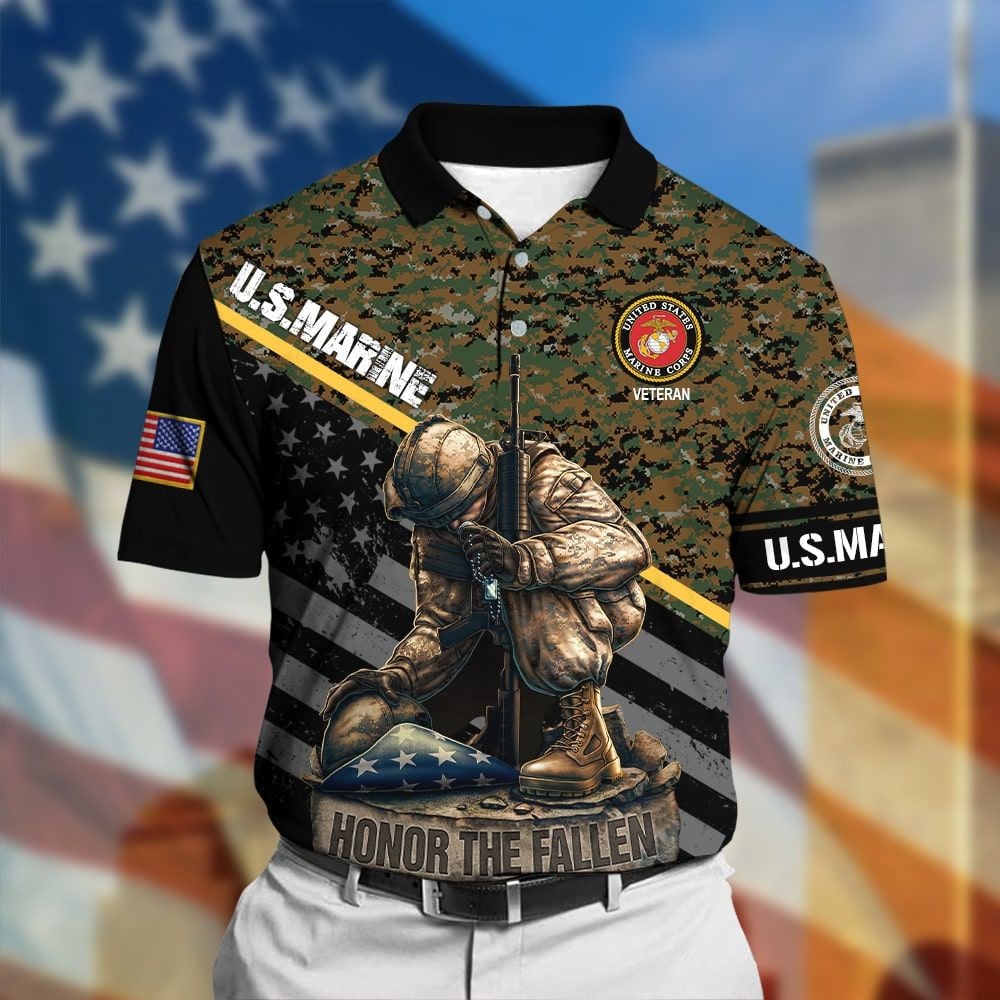 Honor The Fallen Veteran Polo Shirt TVN161001