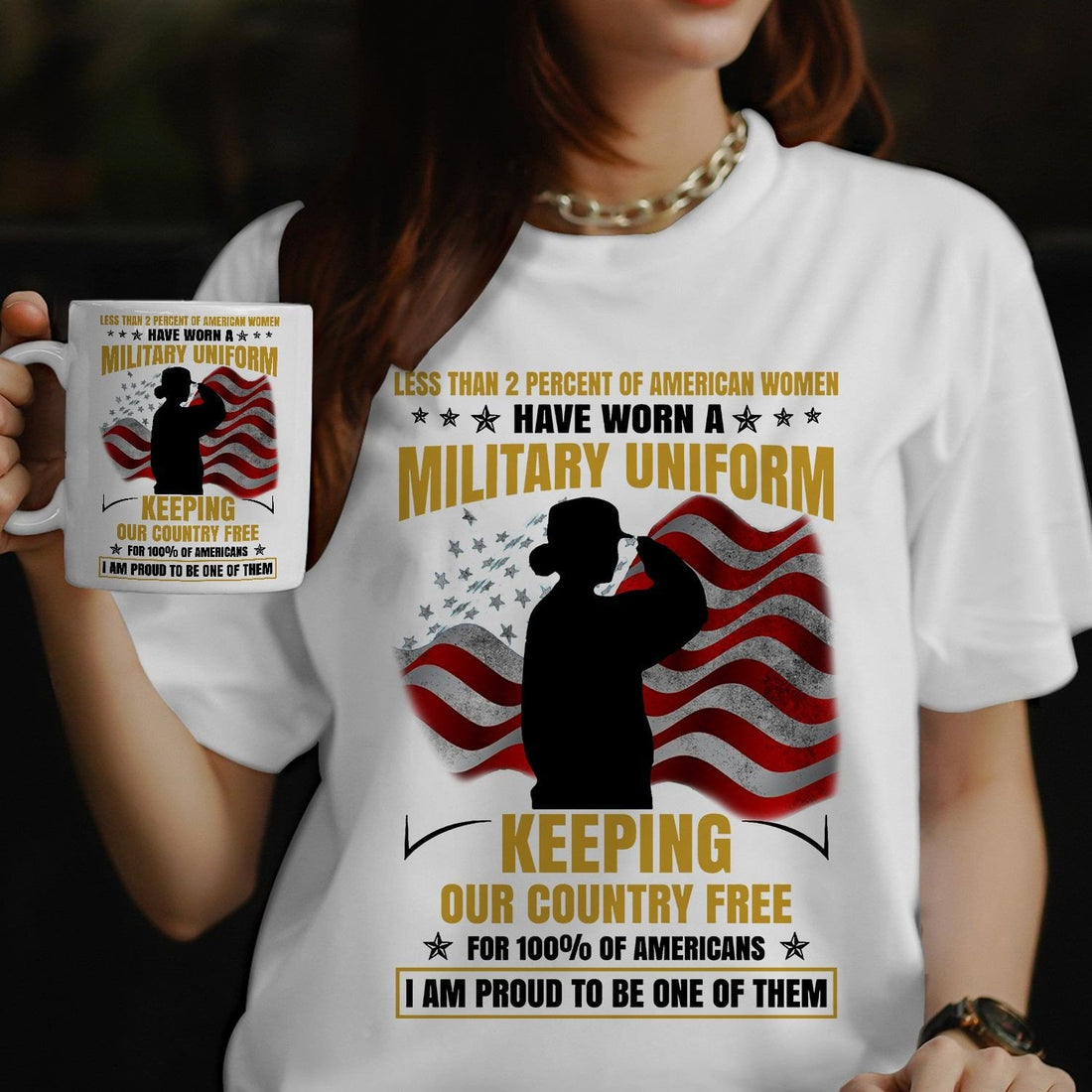 Unique Proud To Be U.S Women Veterans TVN181005