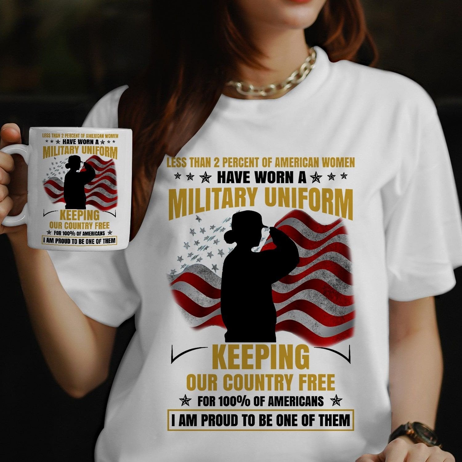 Unique Proud To Be U.S Women Veterans TVN181005