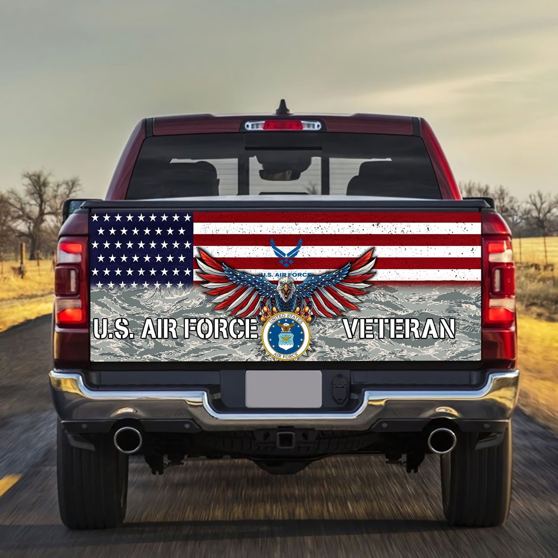 Multi-service Veteran Truck Wrap Collection TVN271003