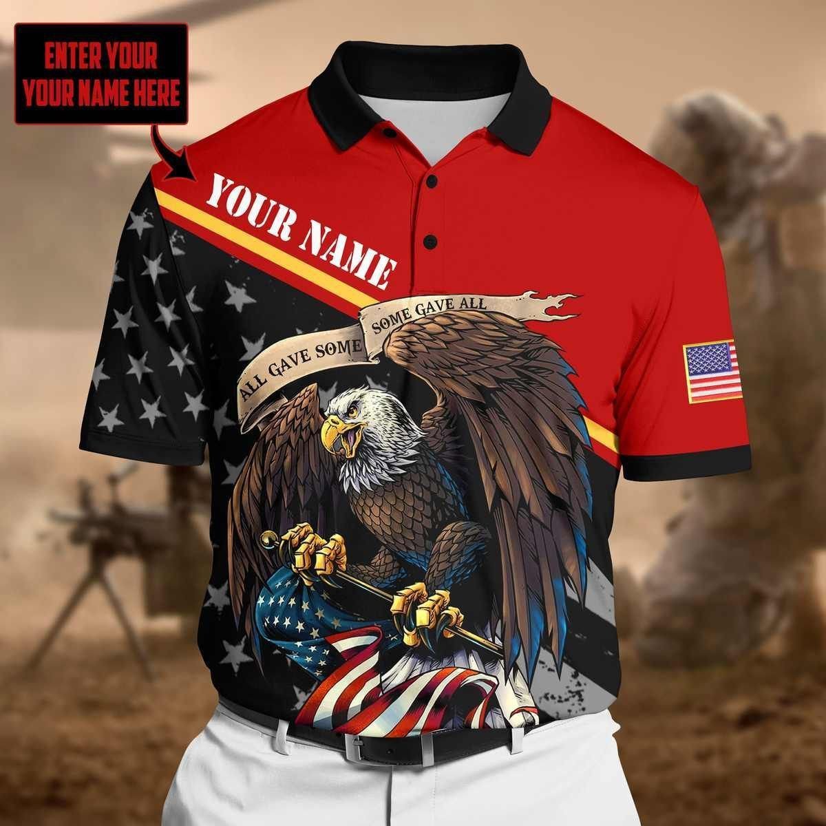 Personalized Premium Veteran Polo LTA250615