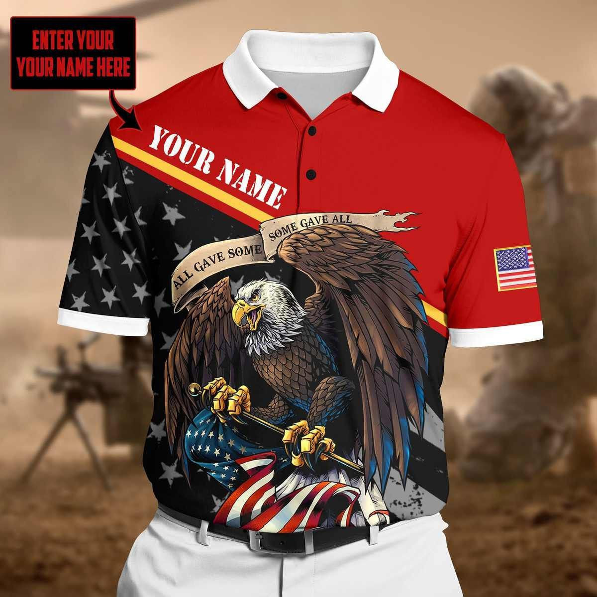 Personalized Premium Veteran Polo LTA250615