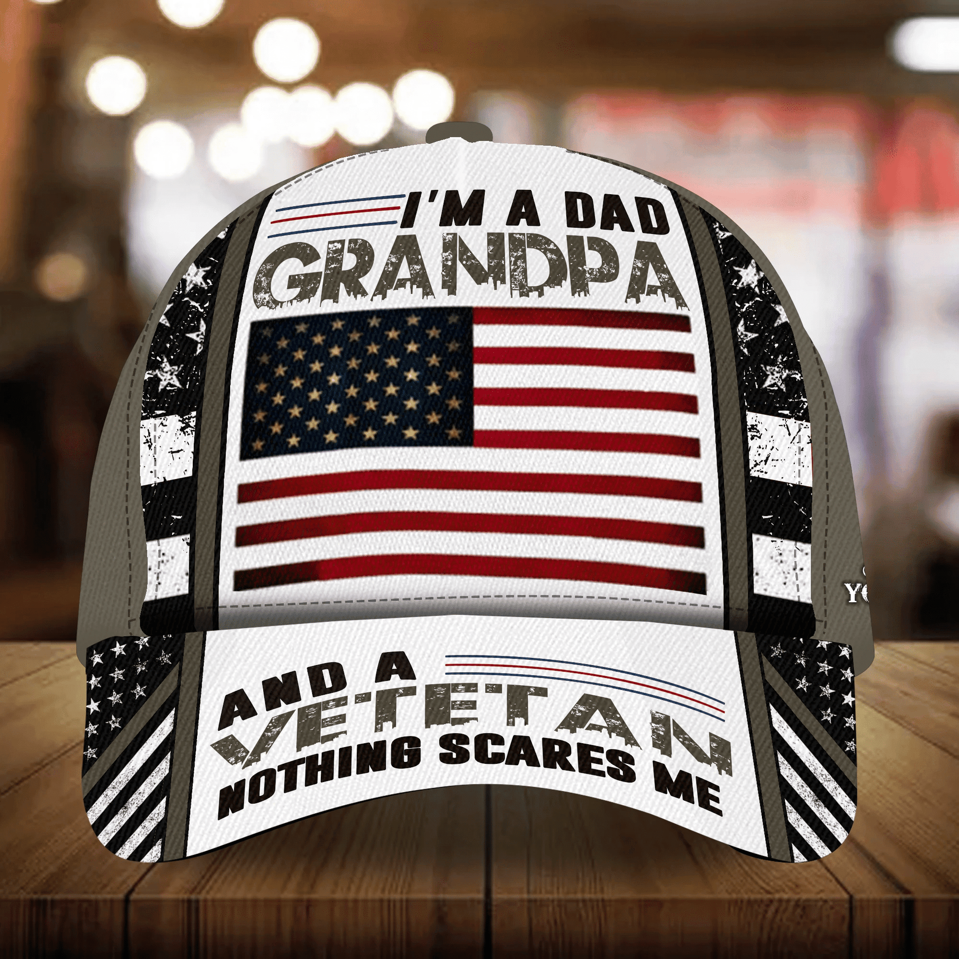 Best Premium Veteran Cap 3D Cotton Multicolor Personalized