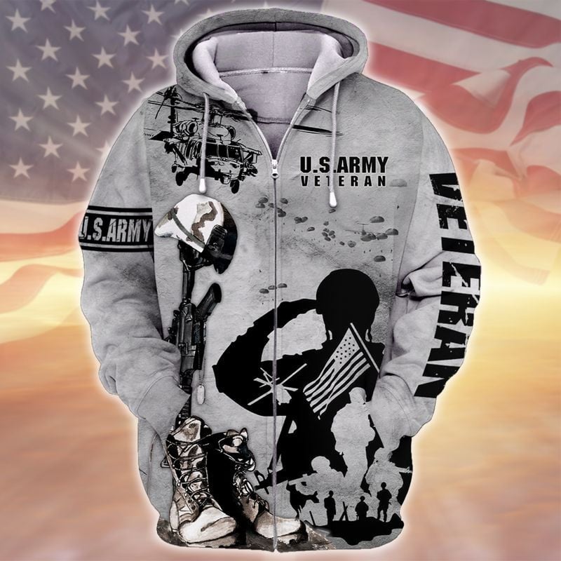 Unique Proud US Veteran Hoodie XC6004