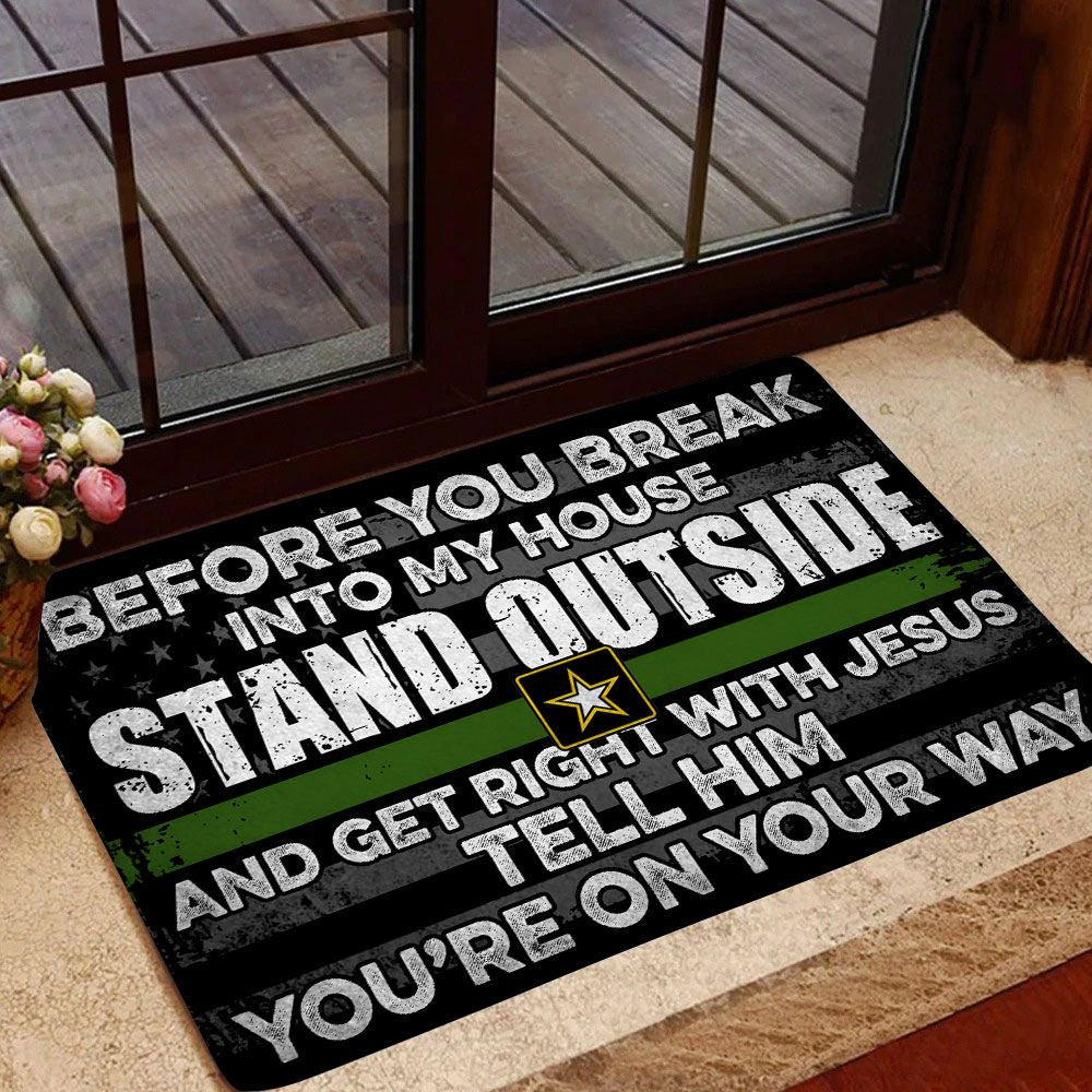Premium Unique U.S Army Door Mat Ultra Soft NDT120701XX
