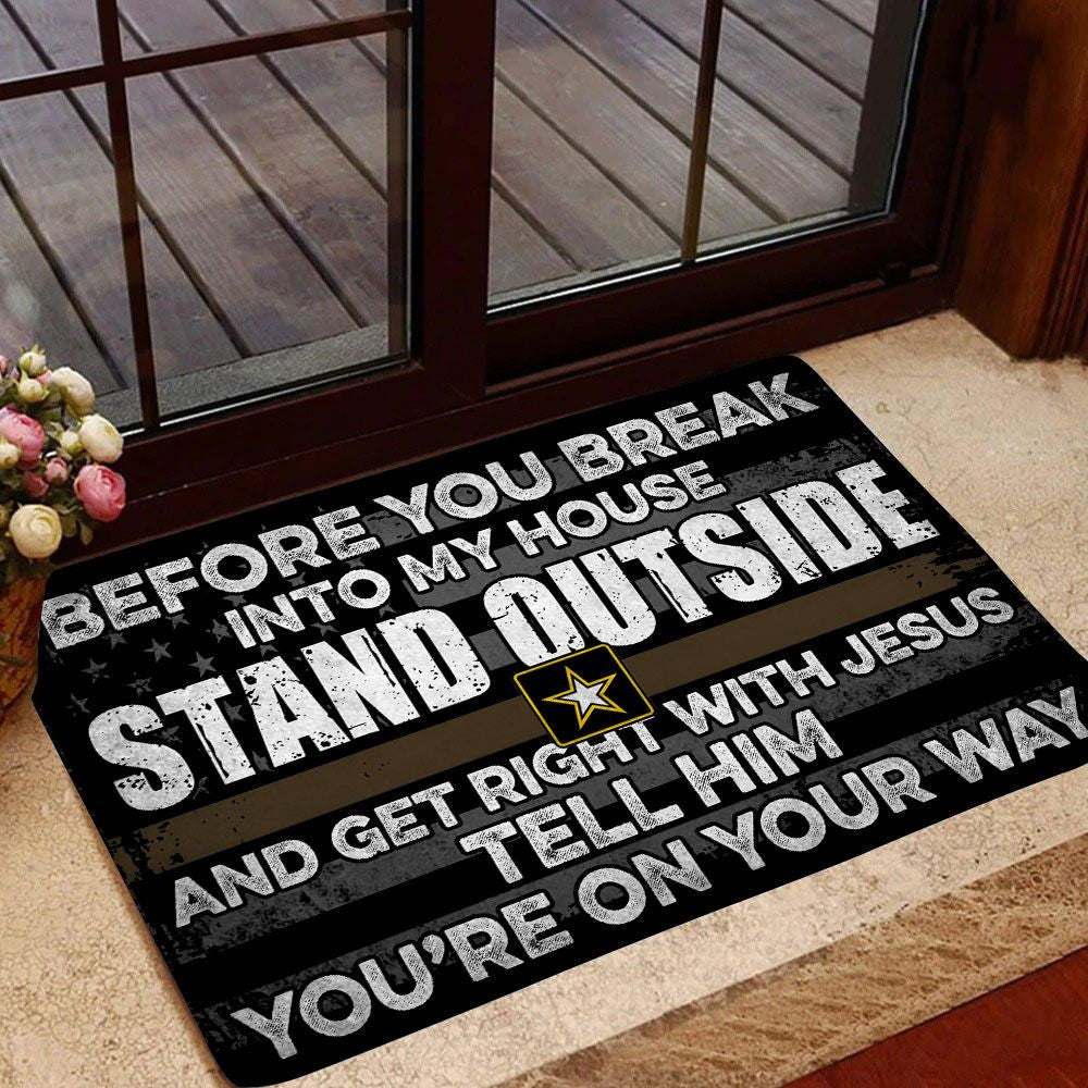 Premium Unique U.S Army Door Mat Ultra Soft NDT120702XX