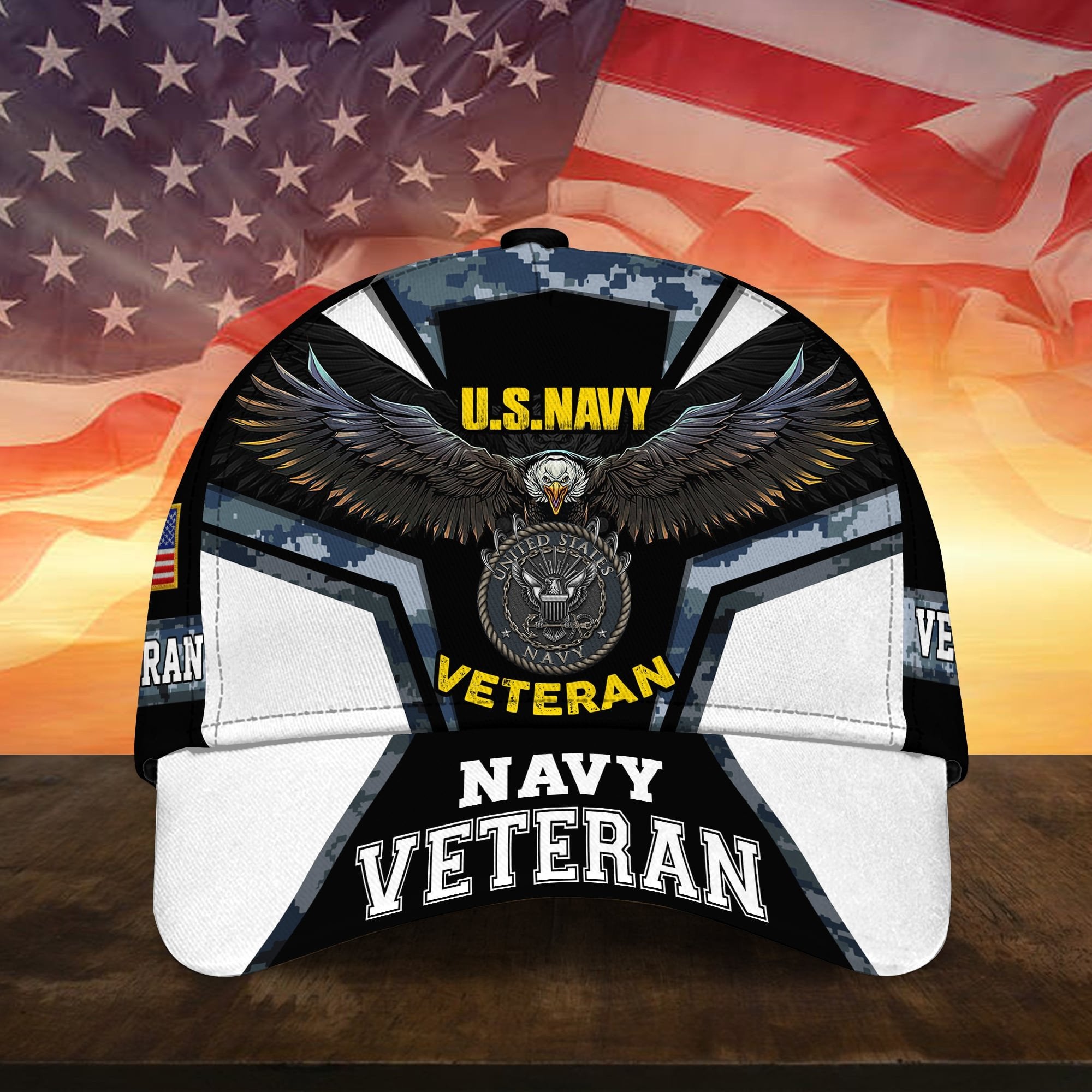 Unique Multiple Service Veteran 3D Cap TVN210102