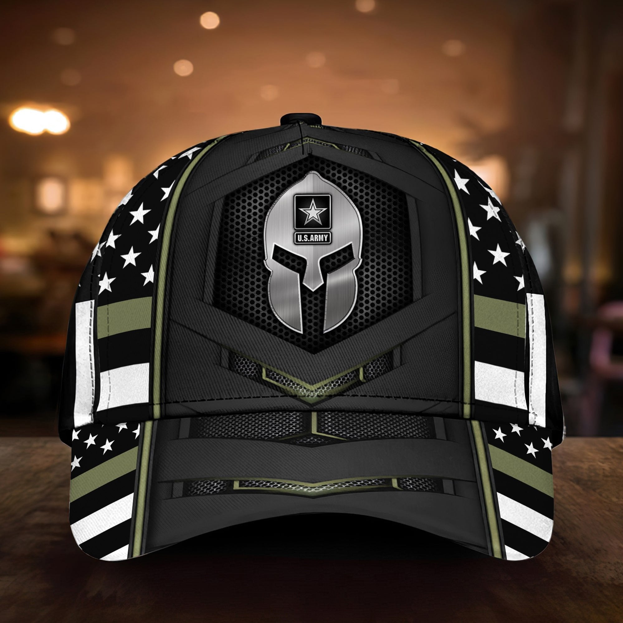 Unique U.S Multiple Service Veteran 3D Cap PVC050302