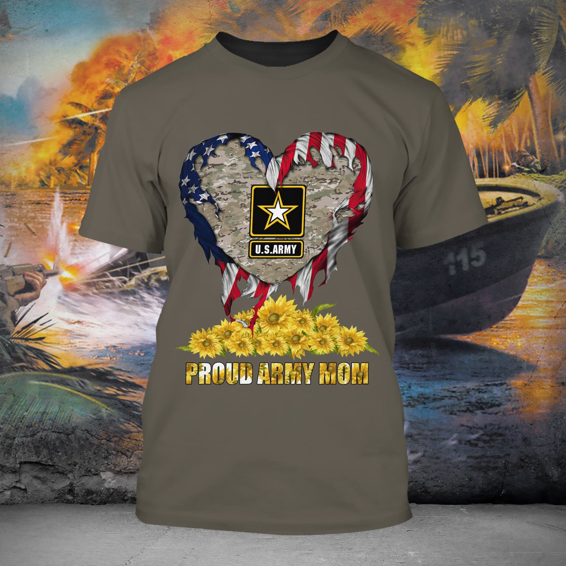 Unique Proud Veteran Mom T-Shirt PVC260301
