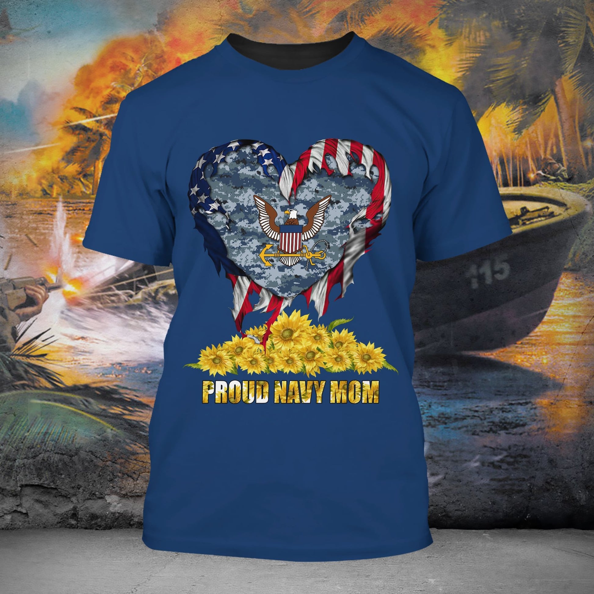 Unique Proud Veteran Mom T-Shirt PVC260301