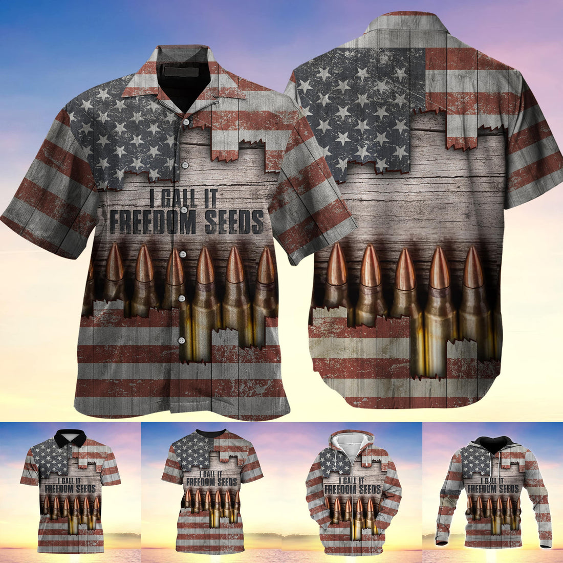 I Call It Freedom Seeds Veteran Independence Day Patriot All Over Printed MH010601