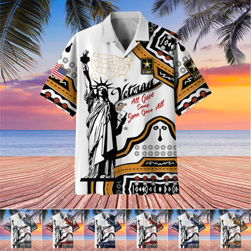 Unique U.S Veteran Hawaii Shirt PVC010601