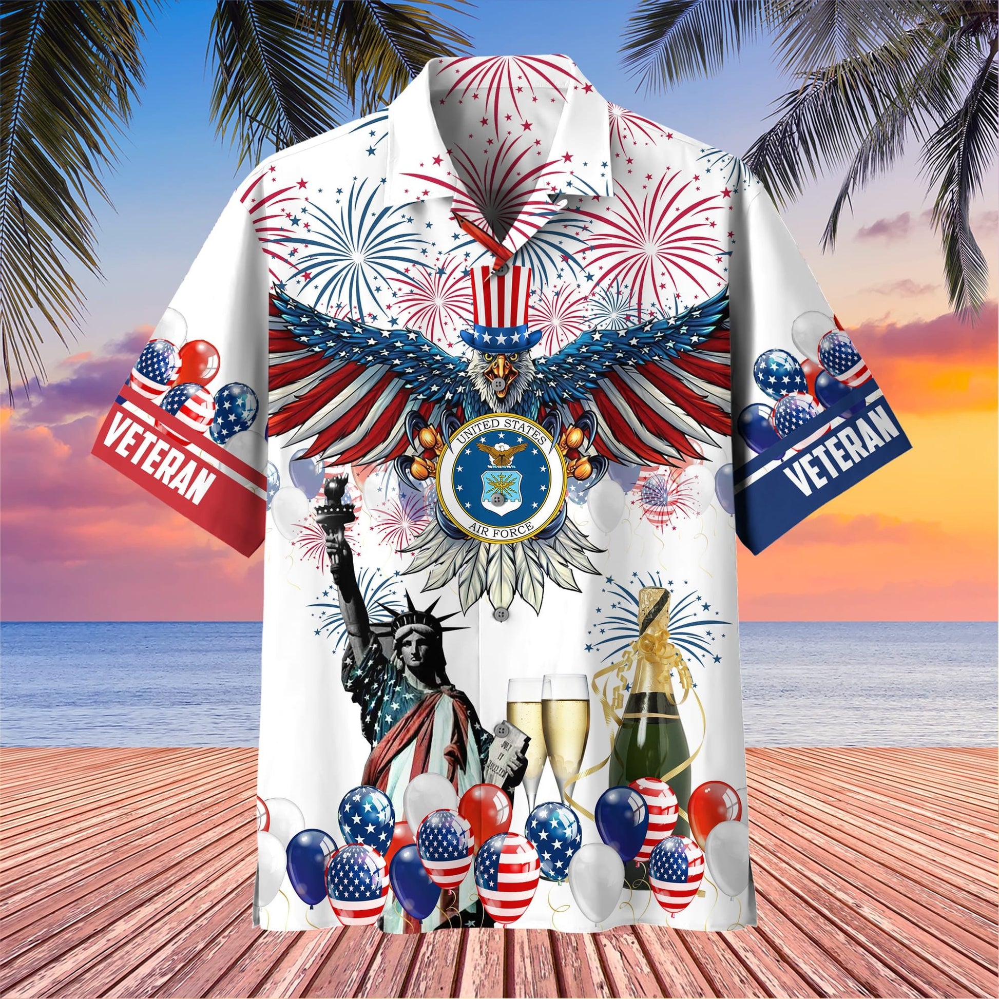 Independence Day Is Coming U.S Veteran Hawaii Shirt PVC060602