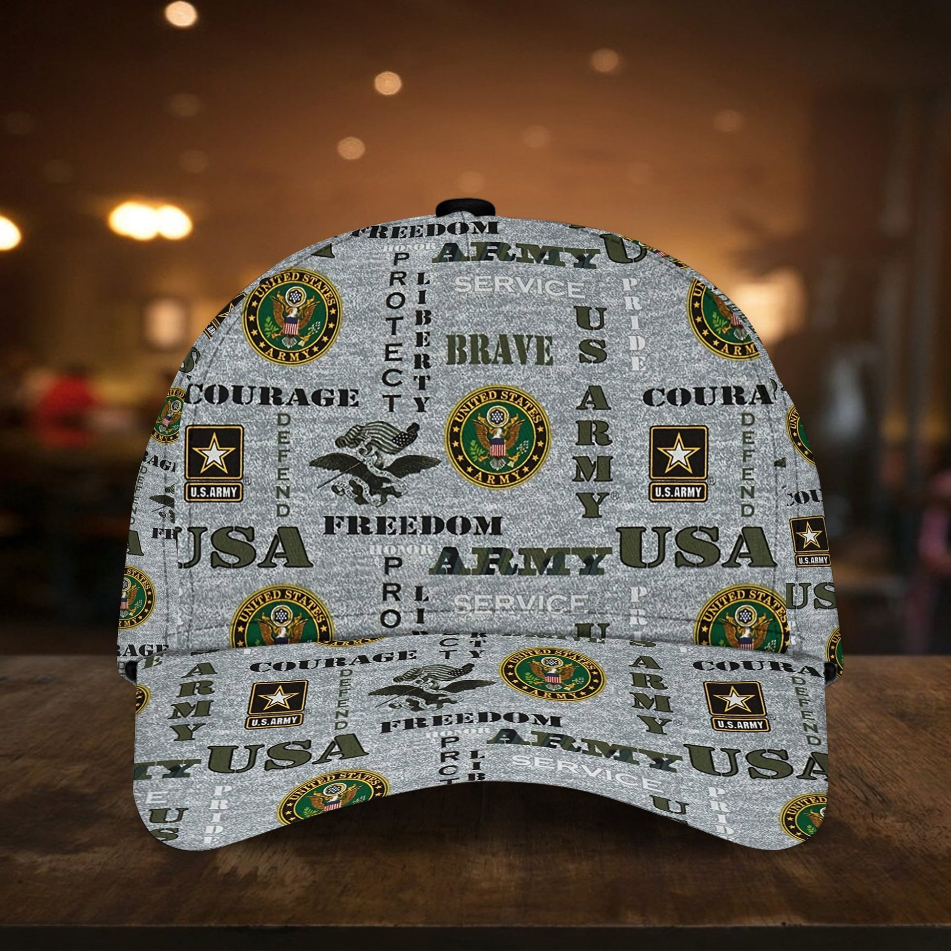 Honor Defend Freedom U.S Veteran Multiservice Premium Cap MH200602