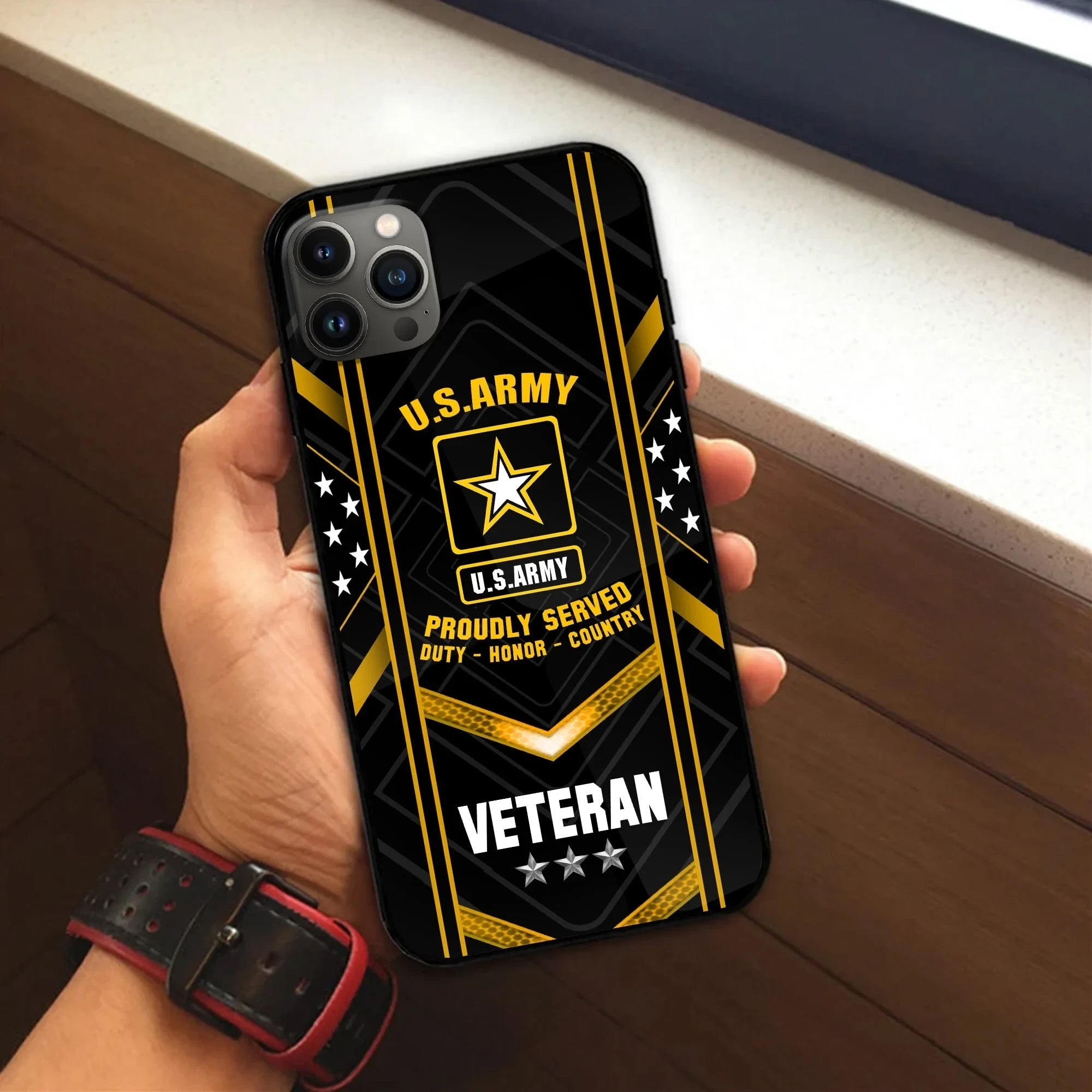 Unique U.S. Veteran Phone Case PVC010701
