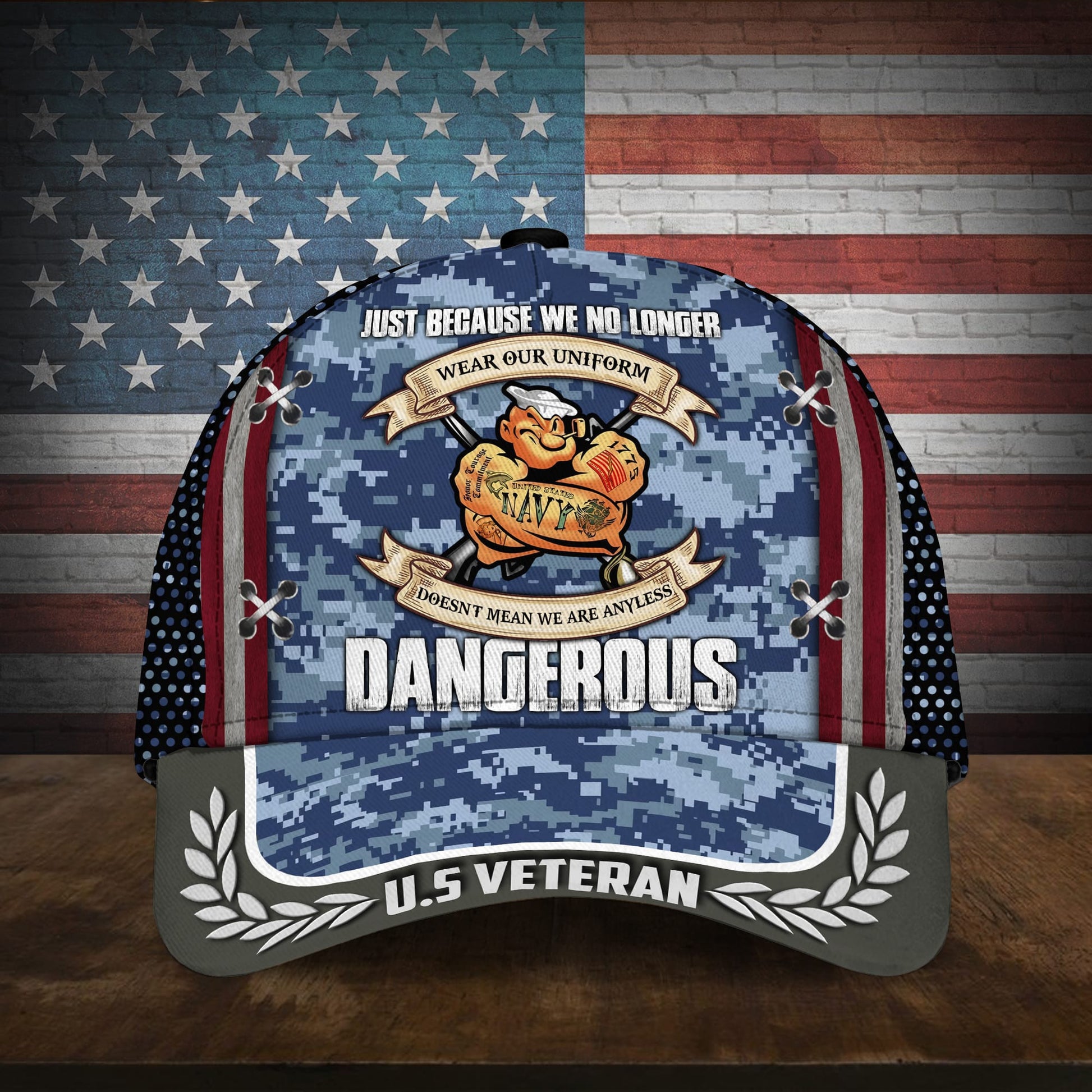 Just Because We No Longer Multiservice U.S Veteran Cap MH110702