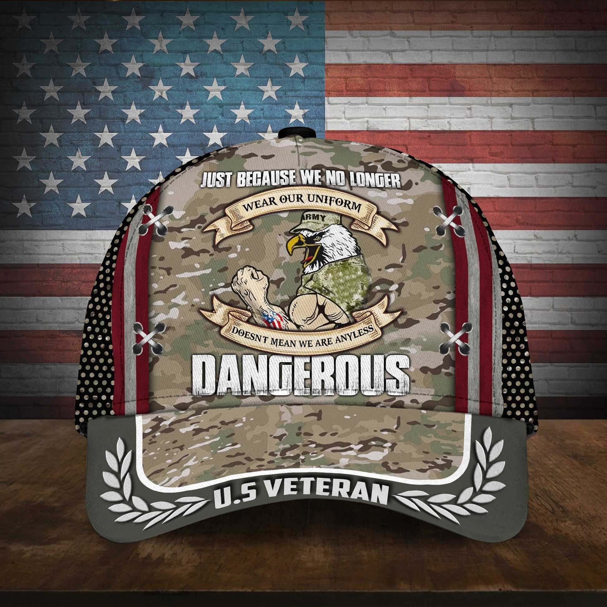 Just Because We No Longer Multiservice U.S Veteran Cap MH110702