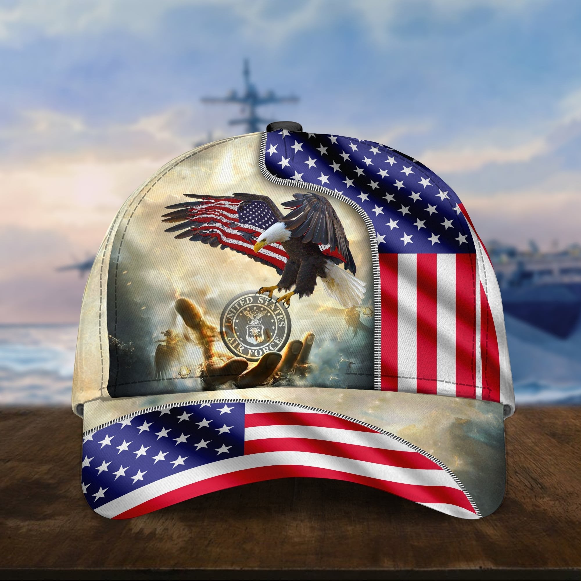 Unique God Bless US Veteran Cap NPVC260801