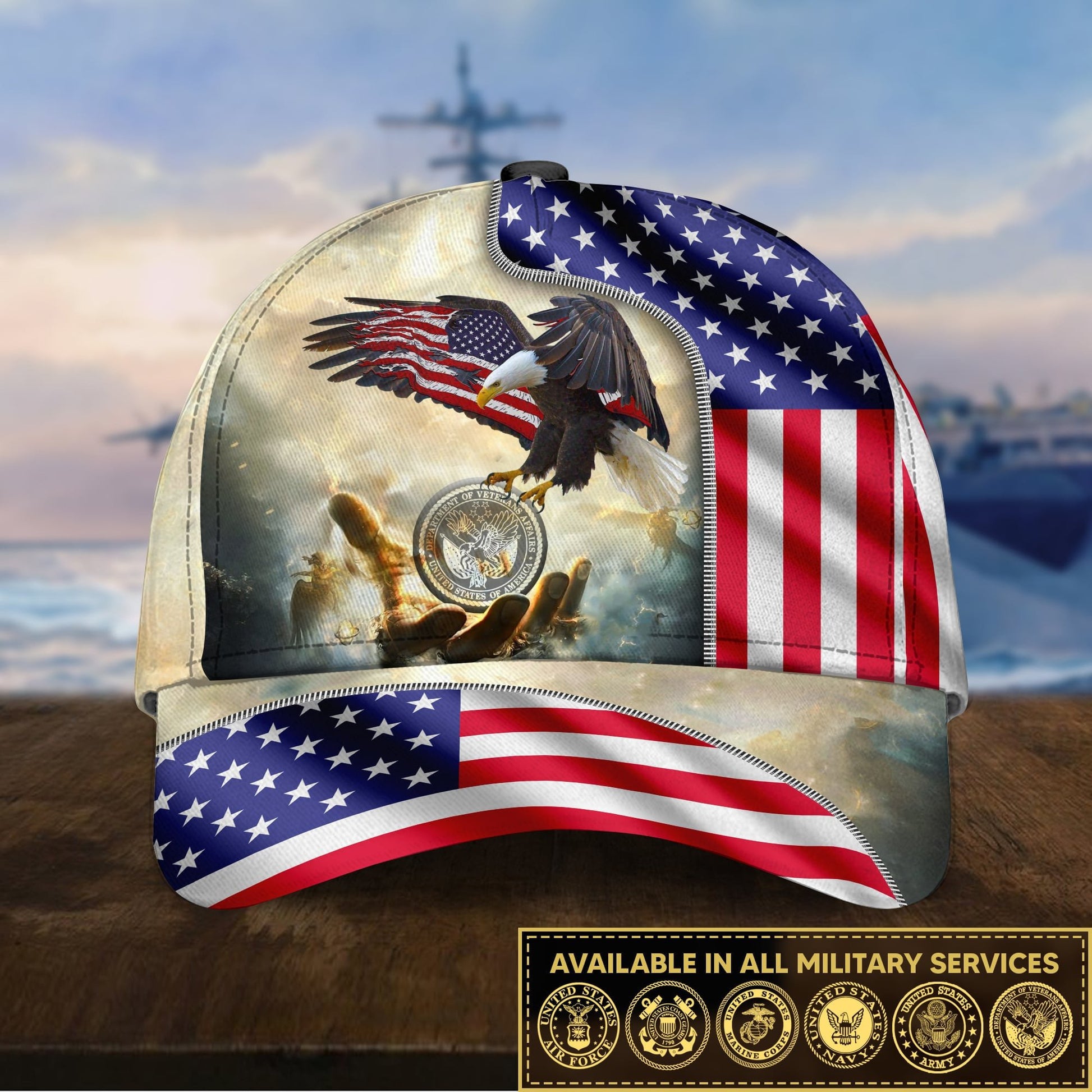 Unique God Bless US Veteran Cap NPVC260801