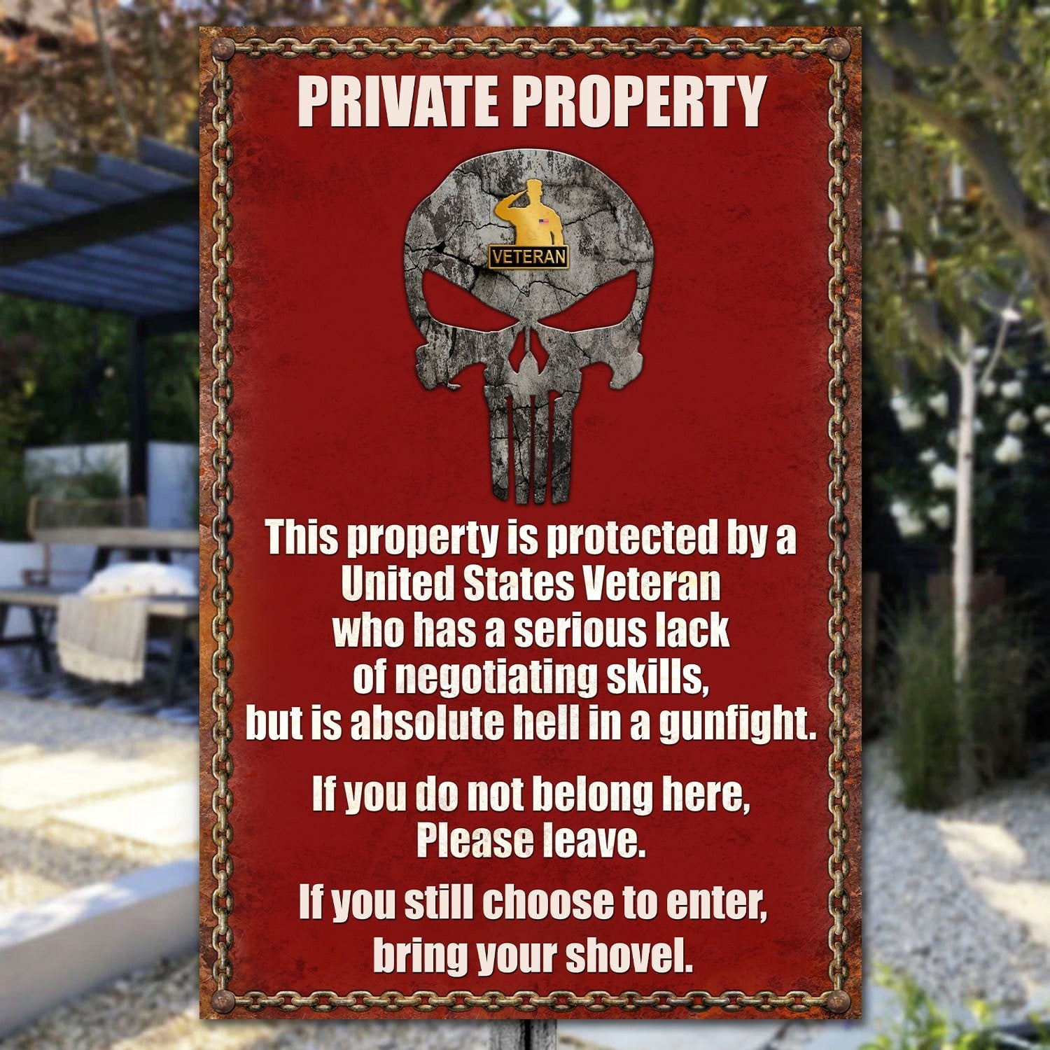 Unique Customized Metal Sign NPVC140511