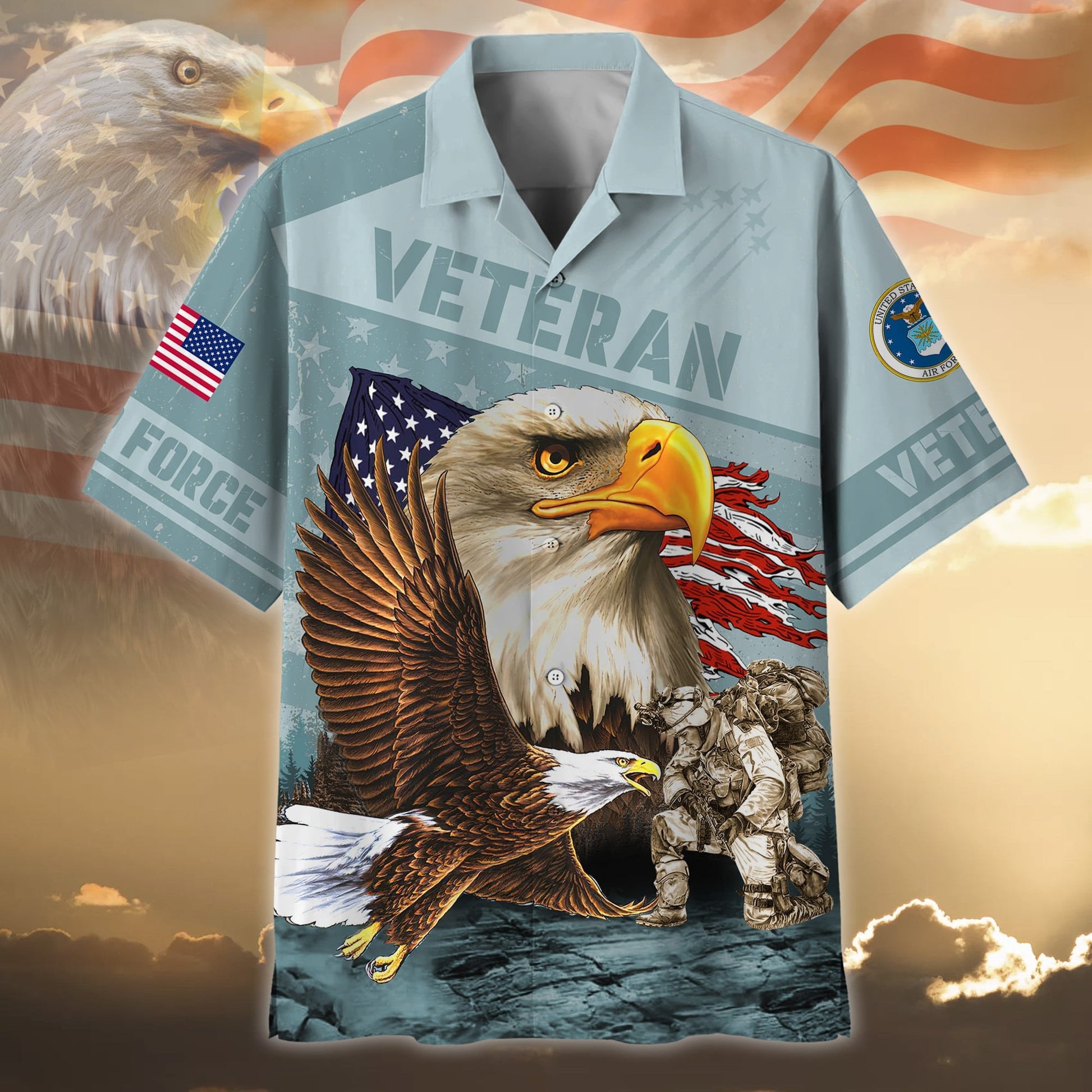 Unique Proudly Served US Veteran Hawaii Shirt NPVC150602
