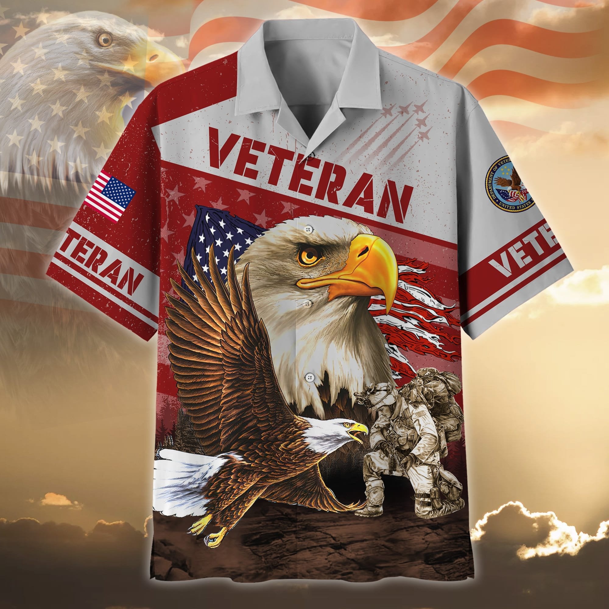 Unique Proudly Served US Veteran Hawaii Shirt NPVC150602