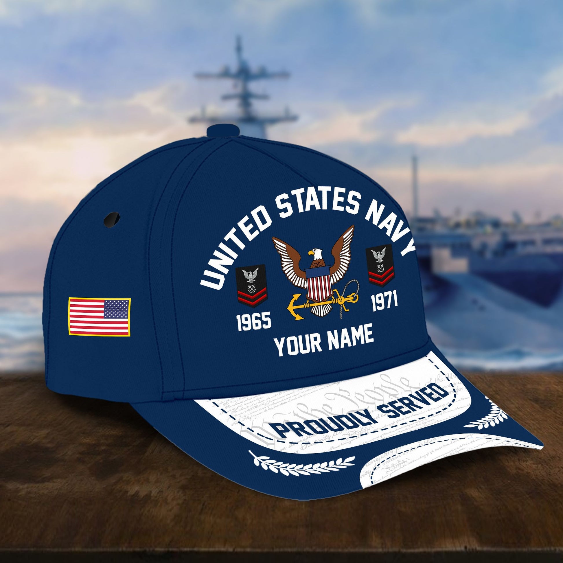 US Navy Custom Hat - Military Navy Honor Cap VPVC001402