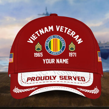 Vietnam Veteran Custom Hat - Military Honor Cap VPVC001406