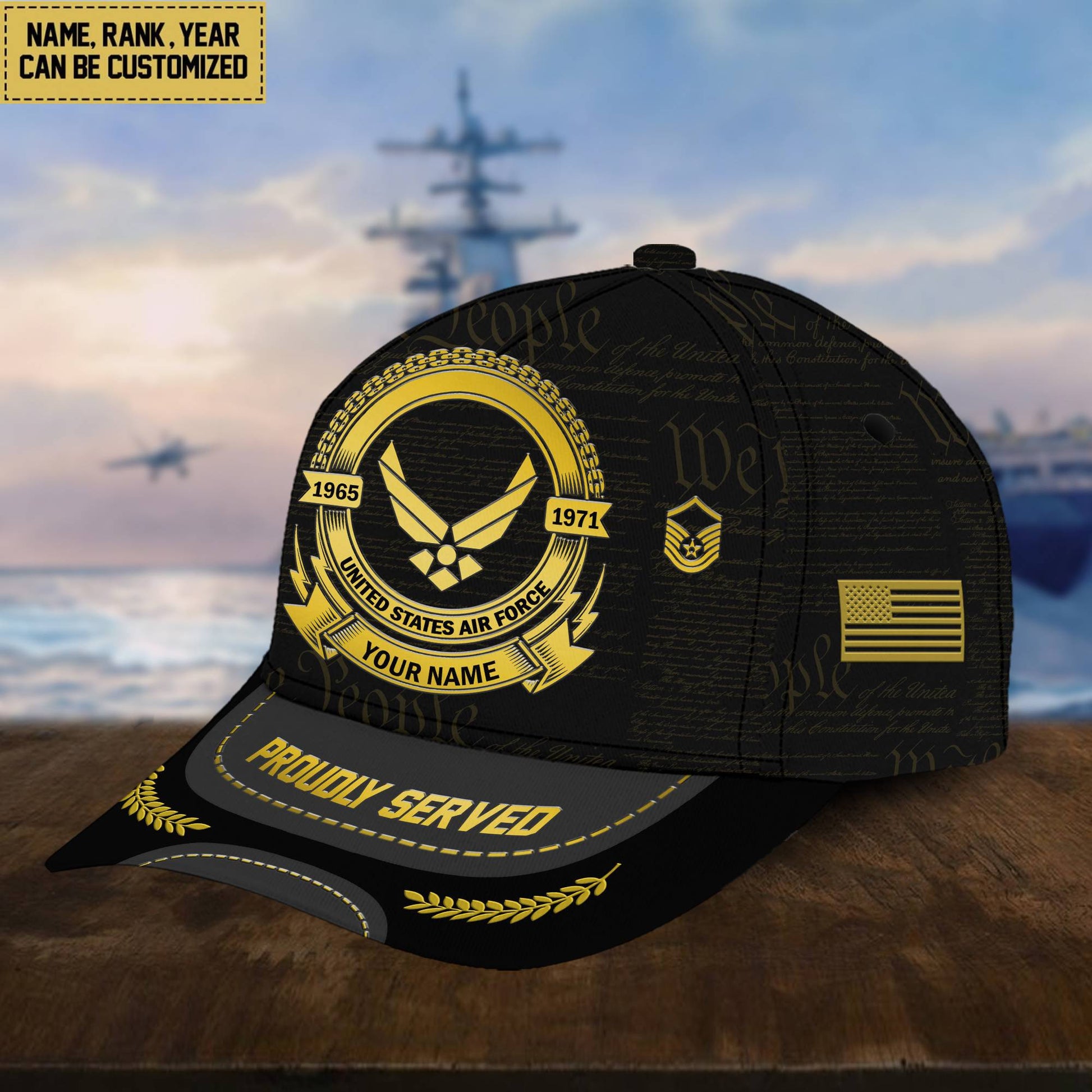 USAF Veteran Hat - Military Honor Air Force Cap VPVC001704