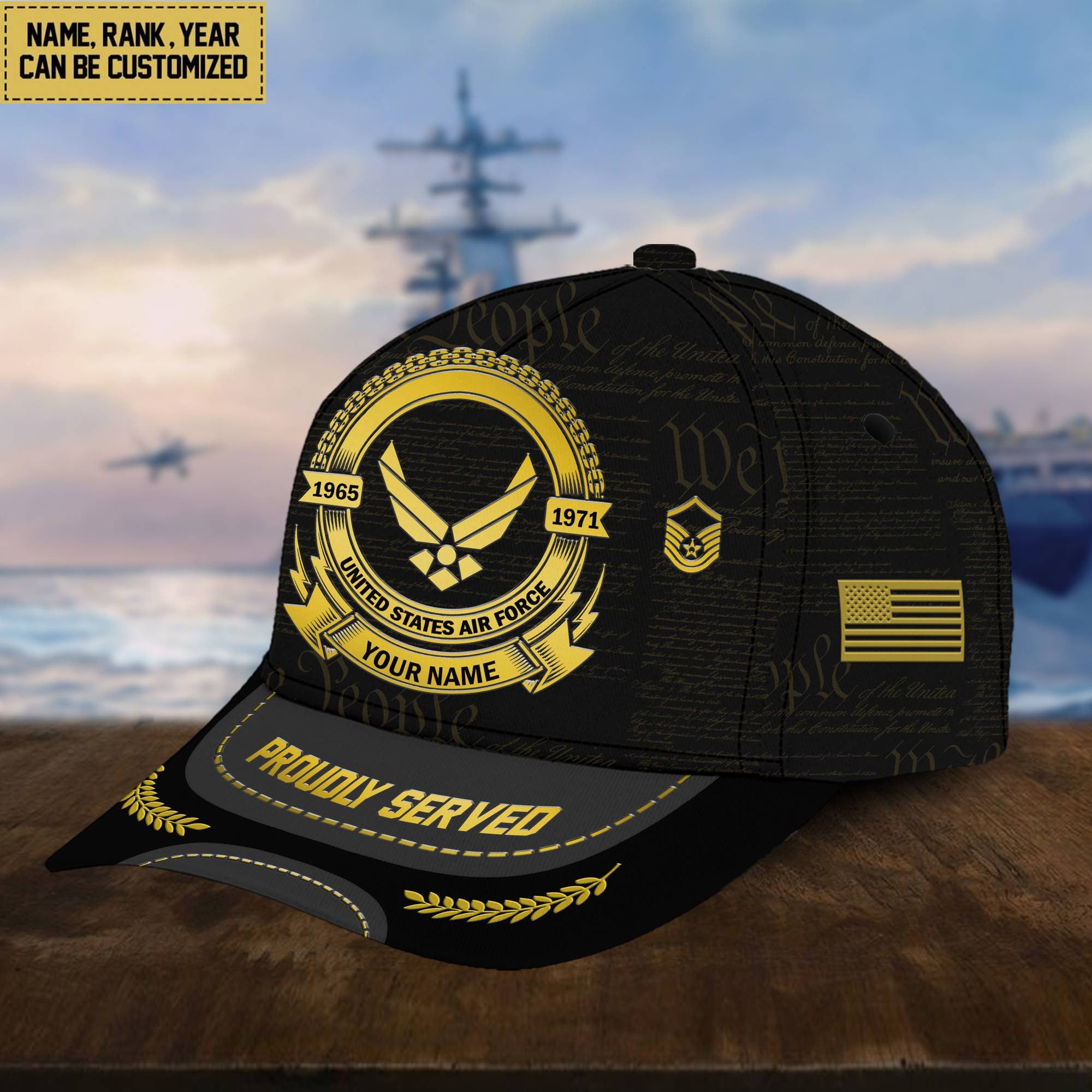 USAF Veteran Hat - Military Honor Air Force Cap VPVC001704