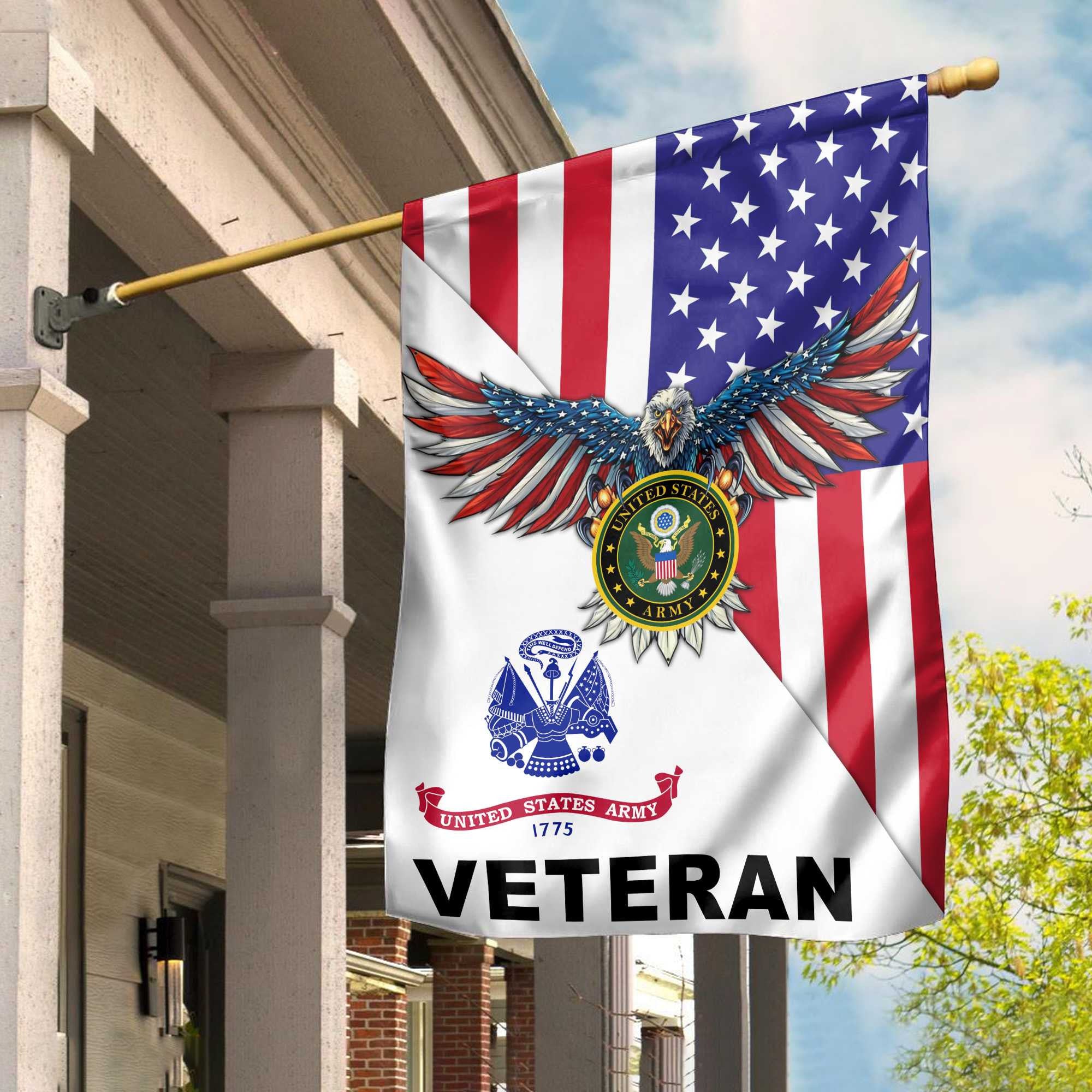US Army Veteran Garden Flag – House Flag VPVC100201
