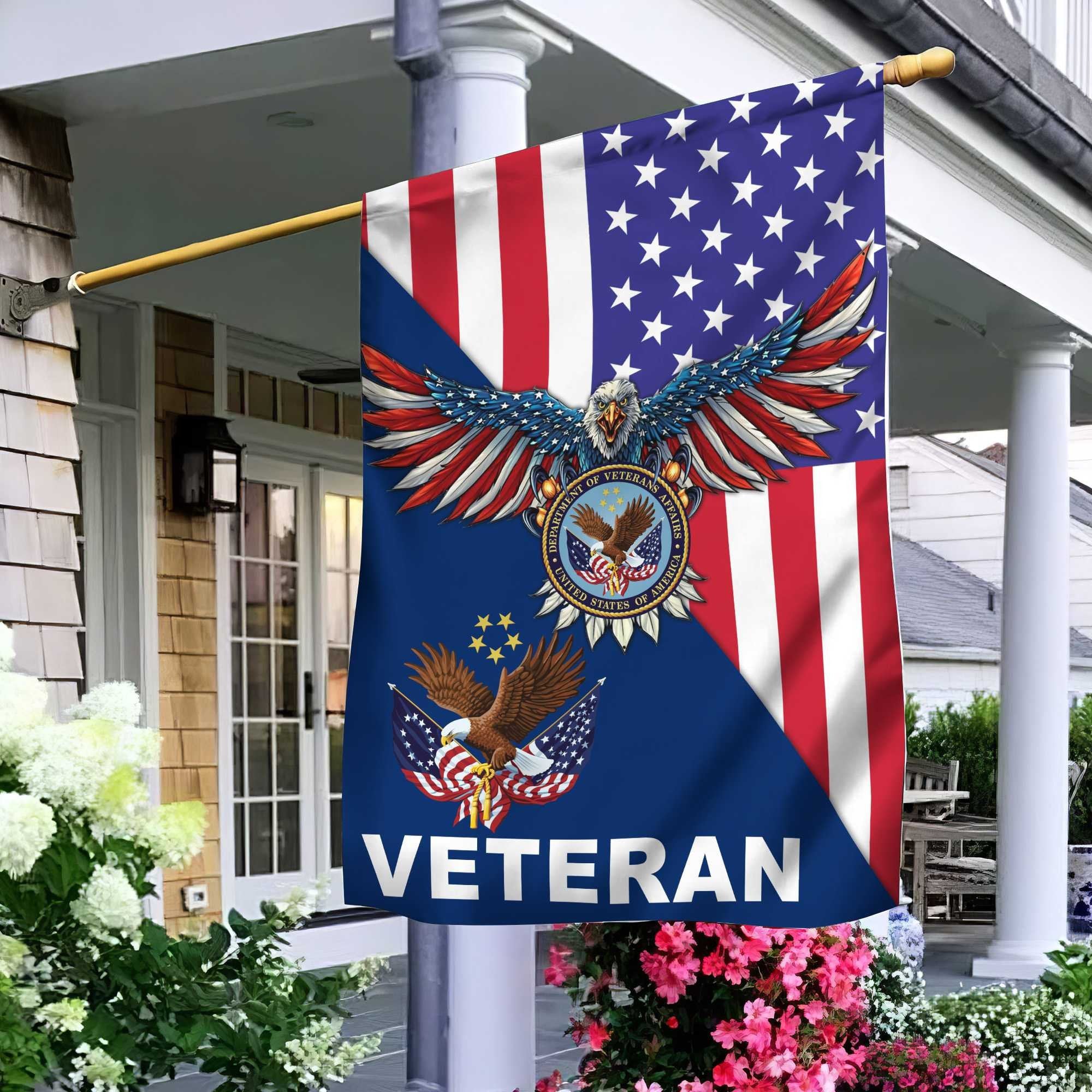 US Veteran Garden Flag – House Flag VPVC100207