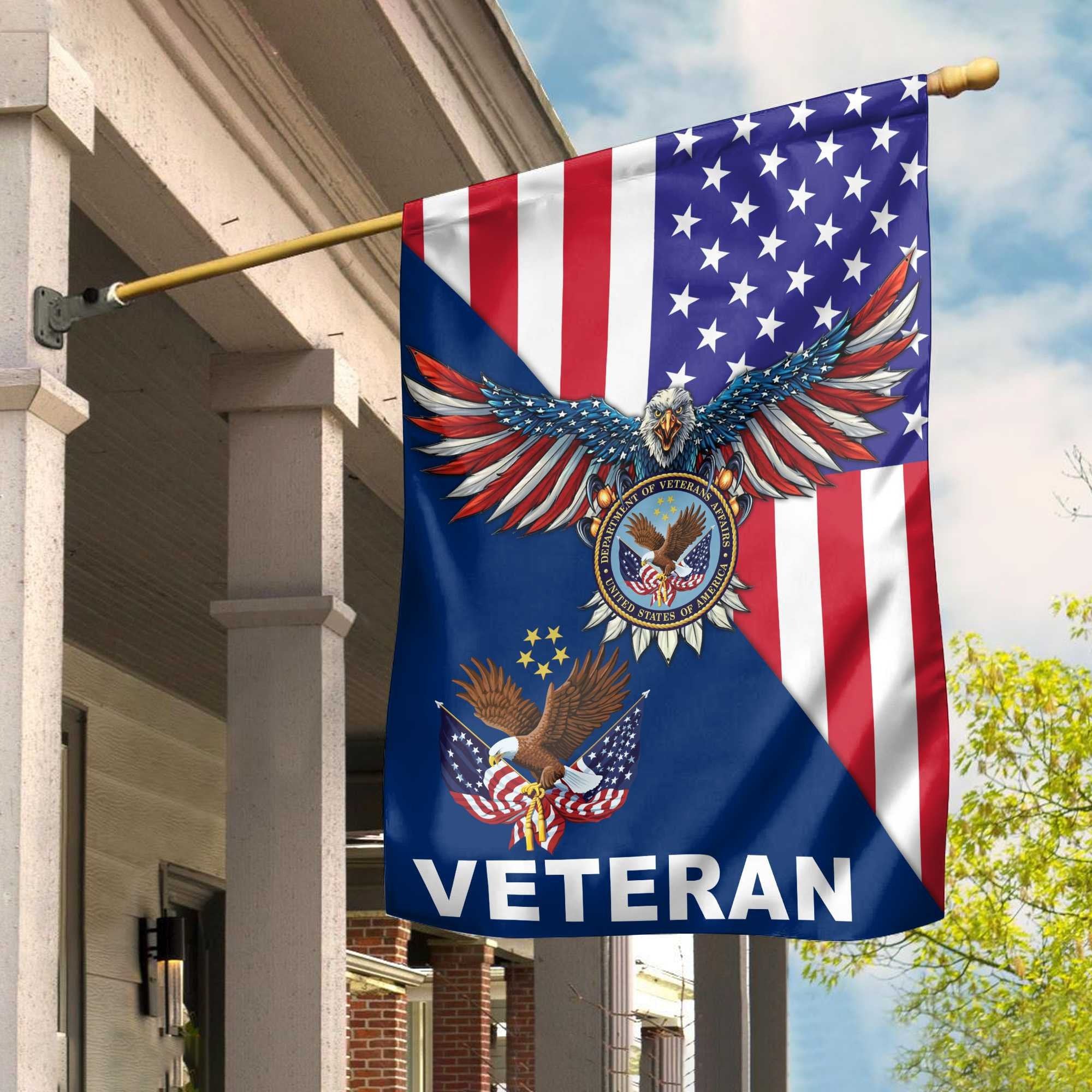 US Veteran Garden Flag – House Flag VPVC100207