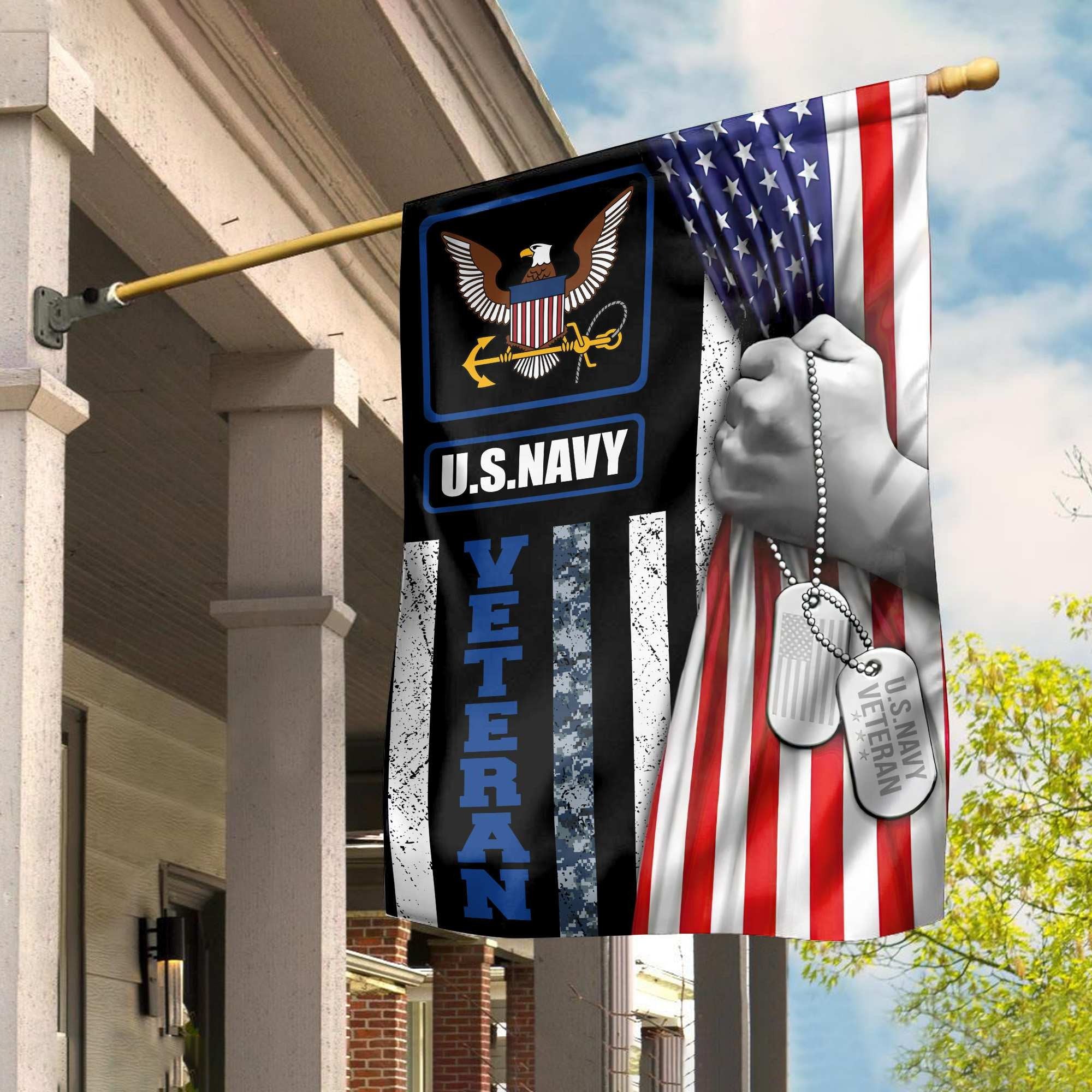 US Navy Veteran Garden Flag – House Flag VPVC100302