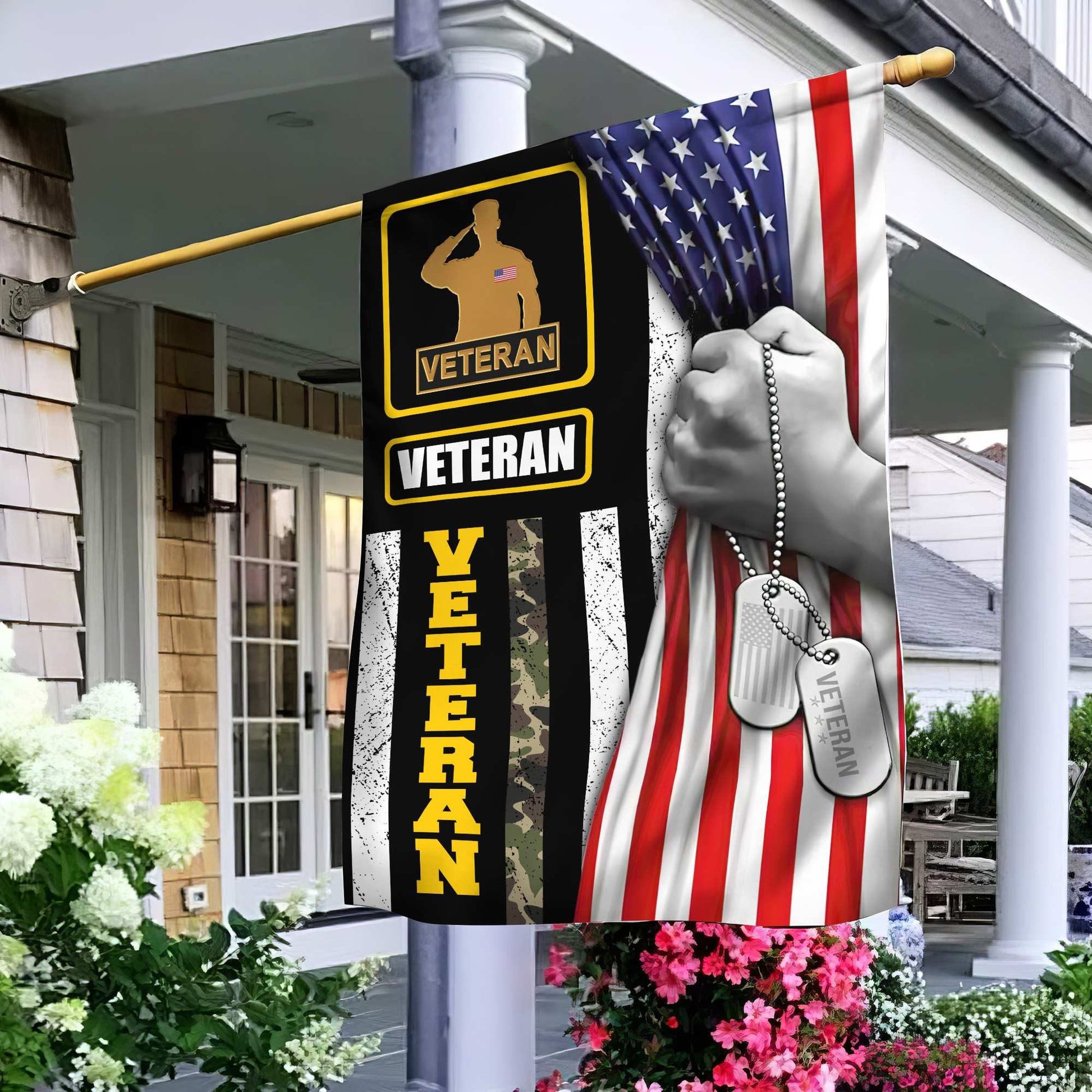 US Veteran Garden Flag – House Flag VPVC100307