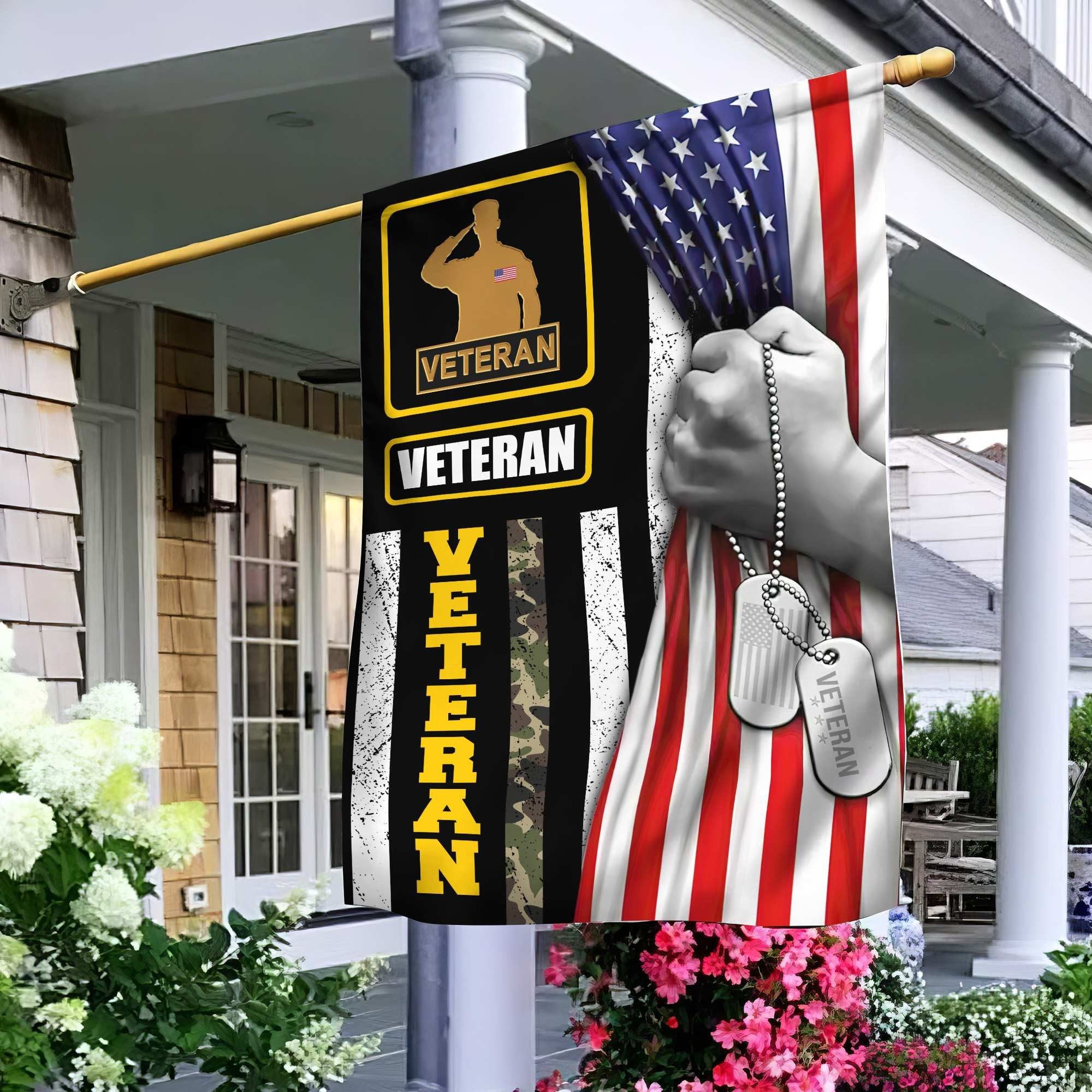 US Veteran Garden Flag – House Flag VPVC100307