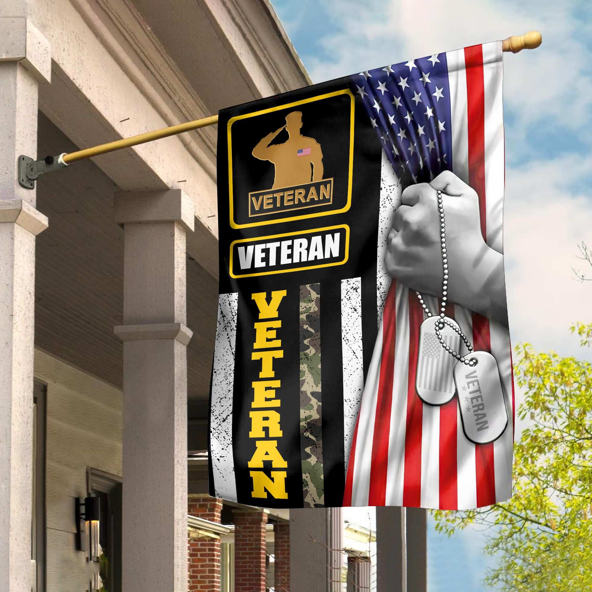 US Veteran Garden Flag – House Flag VPVC100307