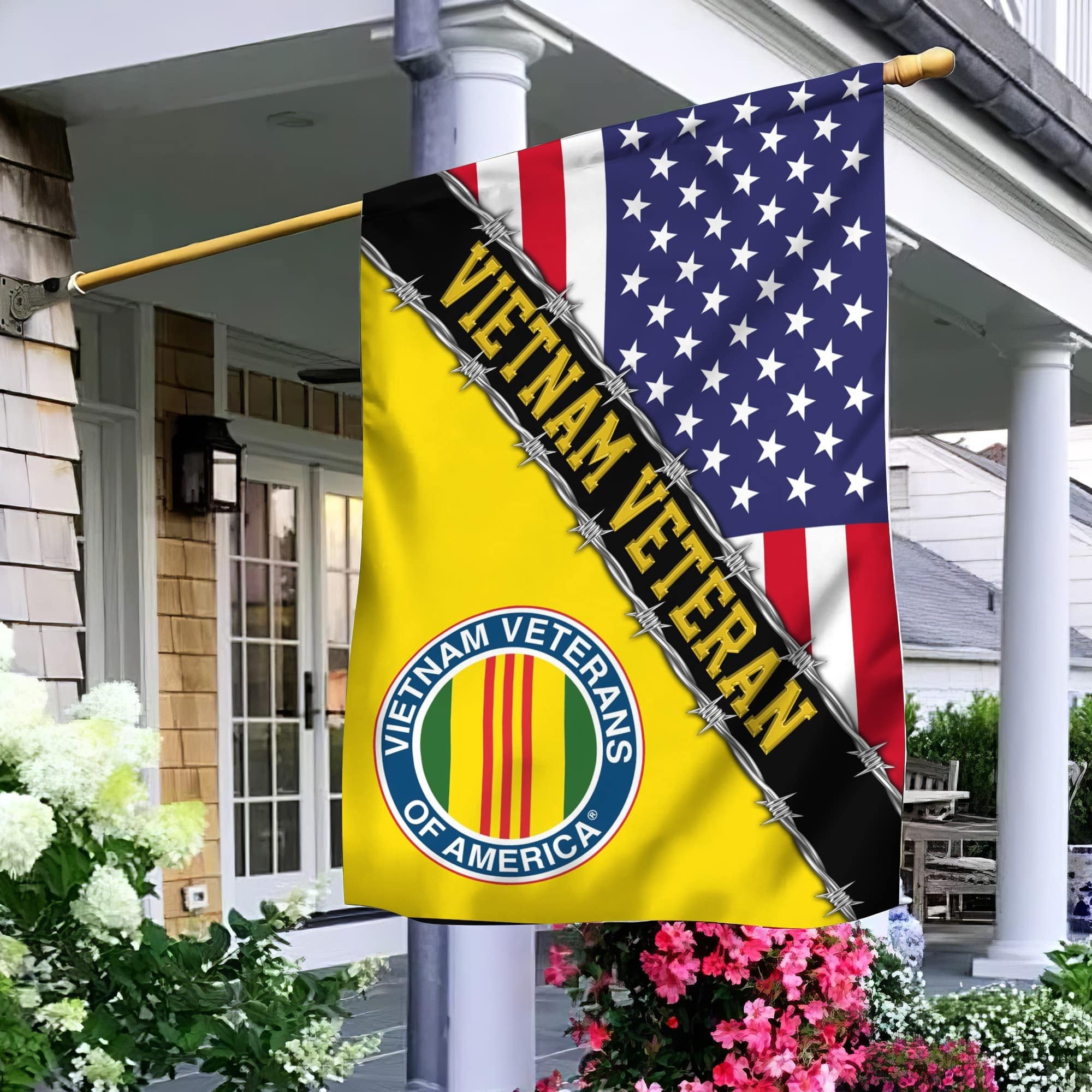 US Veteran Garden Flag - House Flag, Gift For Veterans Day, Father's Day, Memorial Day VPVC100507