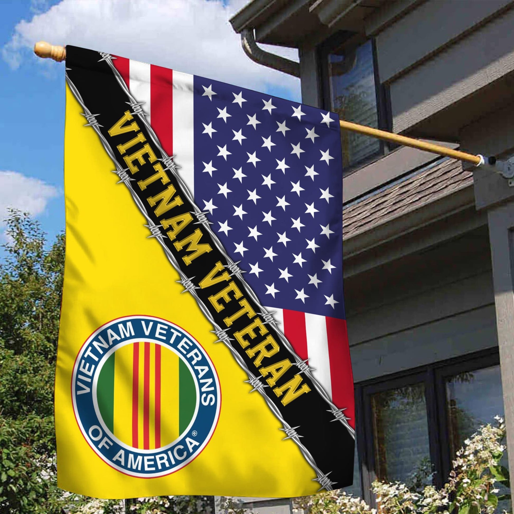 US Veteran Garden Flag - House Flag, Gift For Veterans Day, Father's Day, Memorial Day VPVC100507