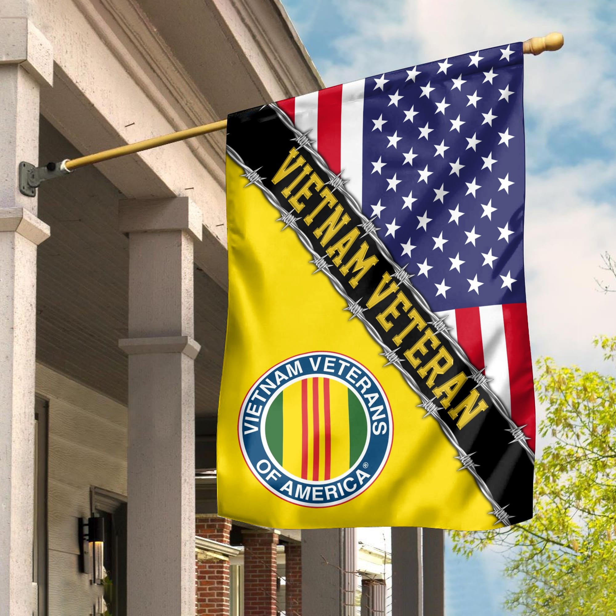 US Veteran Garden Flag - House Flag, Gift For Veterans Day, Father's Day, Memorial Day VPVC100507